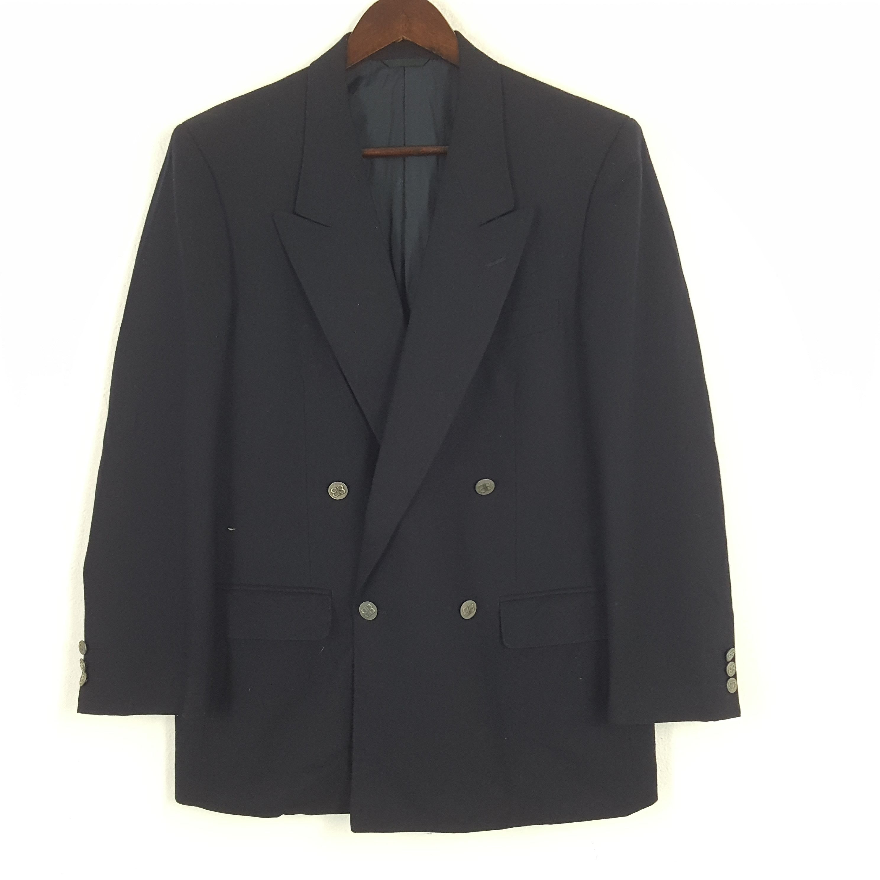Balenciaga × Japanese Brand × Vintage Vintage Balenciaga Sport Blazer Coat Jacket Size US M / EU 48-50 / 2 - 1 Thumbnail