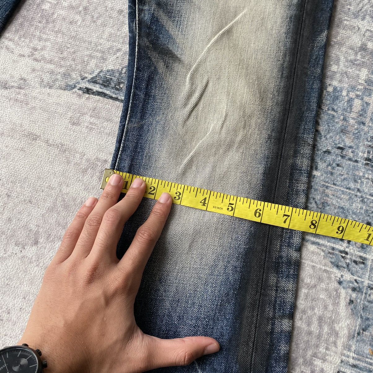 CIVARIZE Civarize Flare Black Wax Denim Jeans Size US 31 - 18 Thumbnail