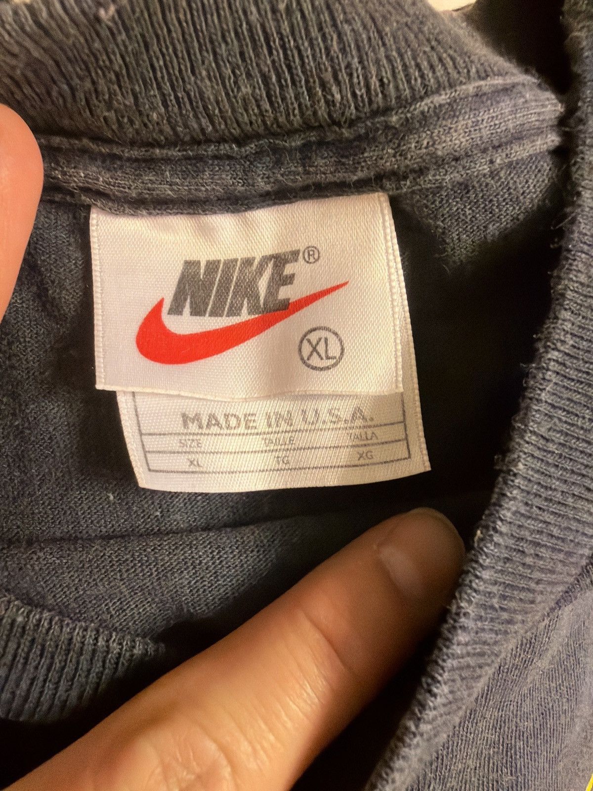 Nike Nike Vintage tee 90s Size US XL / EU 56 / 4 - 4 Thumbnail