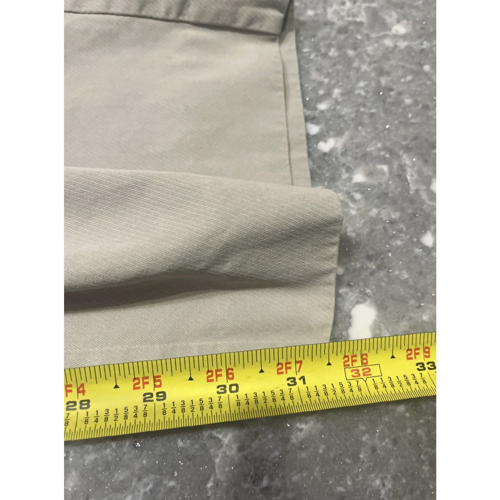 Tommy Bahama Tommy Bahama Pants Mens 34X32 Khaki Beige Silk Cotton Chino Flat Front Zip Pockets Straight Leg Casual Workwear Travel Preppy Mens Size US 34 / EU 50 - 6 Thumbnail