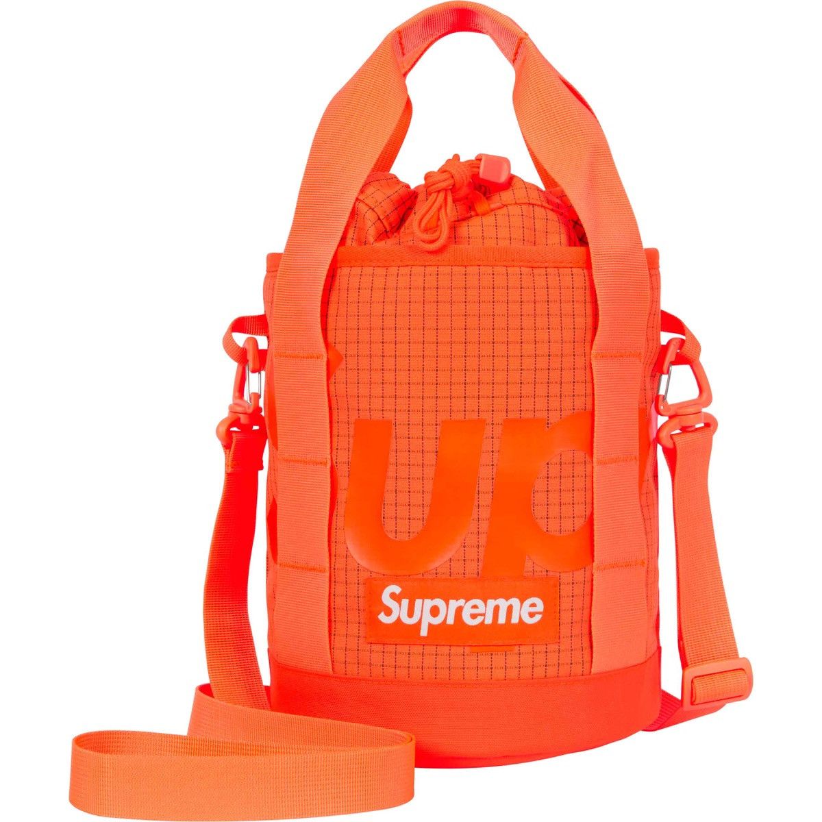 image of Supreme Cinch Bag Ss24 Water Resistant Cordura Bag in Orange, Men's