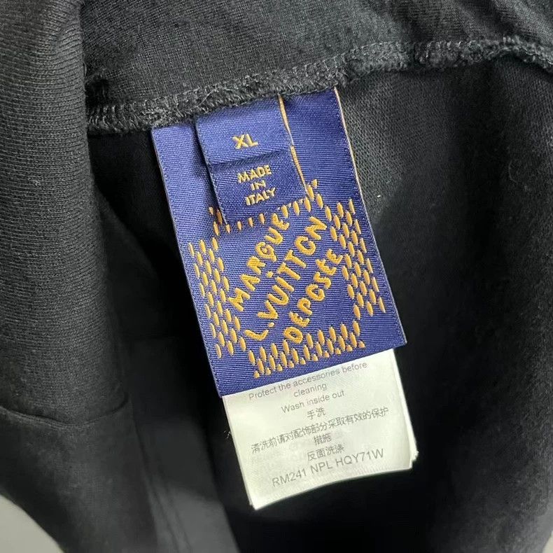 Louis Vuitton Louis Vuitton 24 Latest Black Letter Beaded Embroidered Ca Size US XL / EU 56 / 4 - 4 Thumbnail
