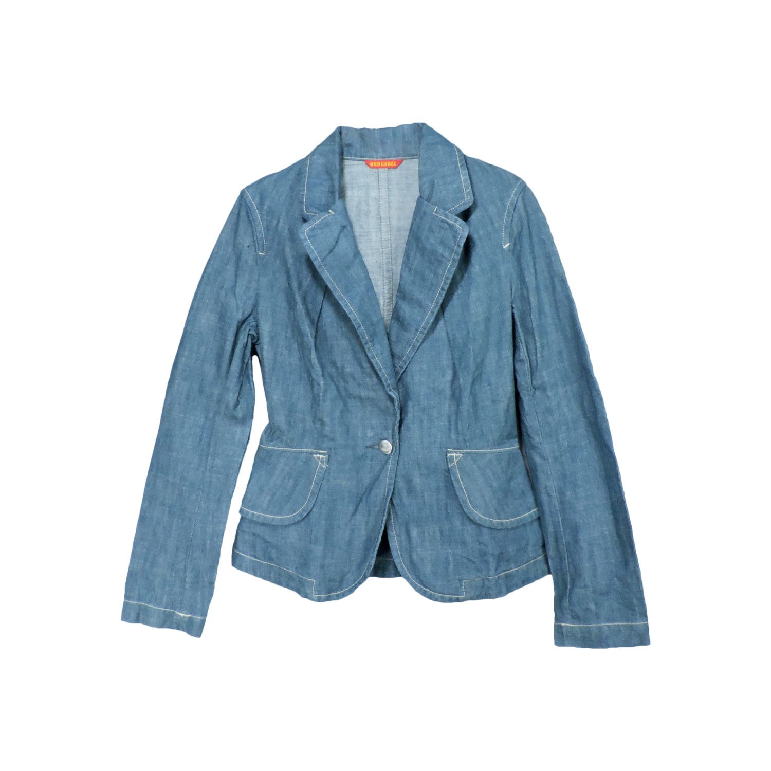 Vivienne Westwood VIVIENE WESTWOOD RED LABEL BLAZER INDIGO DENIM JACKET Size L / US 10 / IT 46 - 1 Thumbnail