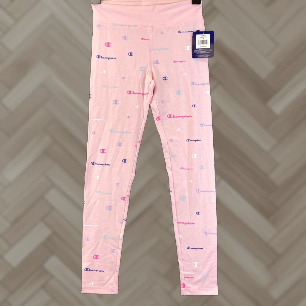 Champion Champion Girls Heritage Active Tech Leggings Pink Candy M Size 32" / US 10 / IT 46 - 1 Thumbnail