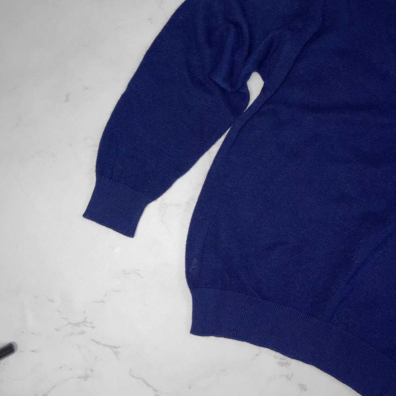 Lacoste LACOSTE VNECK SWEATER Izod Navy Blue Size XL Size US XL / EU 56 / 4 - 11 Thumbnail