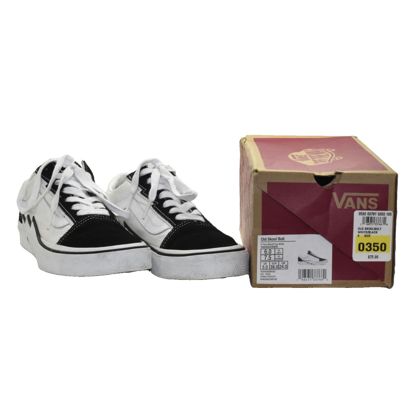 Vans VANS Old Skool Bolt Canvas/Suede Skate Shoes Size 7.5 EU 38 Size US 7.5 / IT 37.5 - 1 Thumbnail