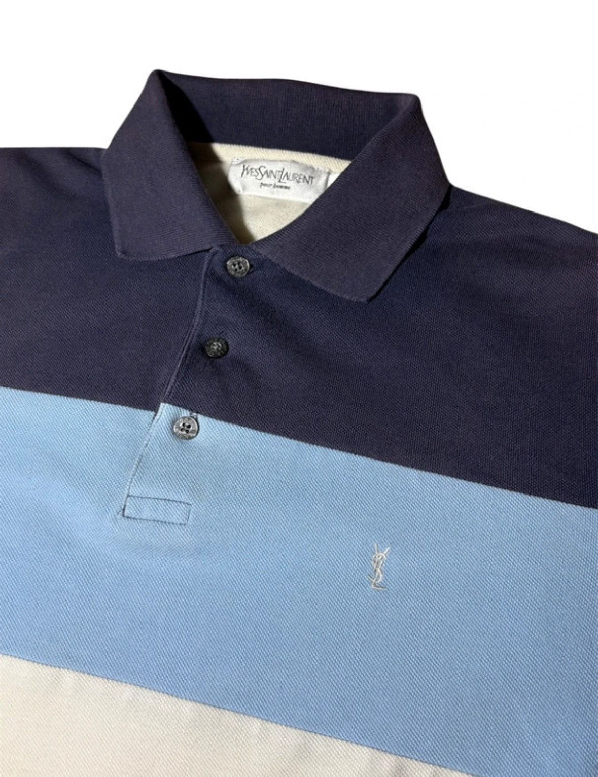 Yves Saint Laurent Vintage YSL Polo Shirt Size US S / EU 44-46 / 1 - 2 Thumbnail