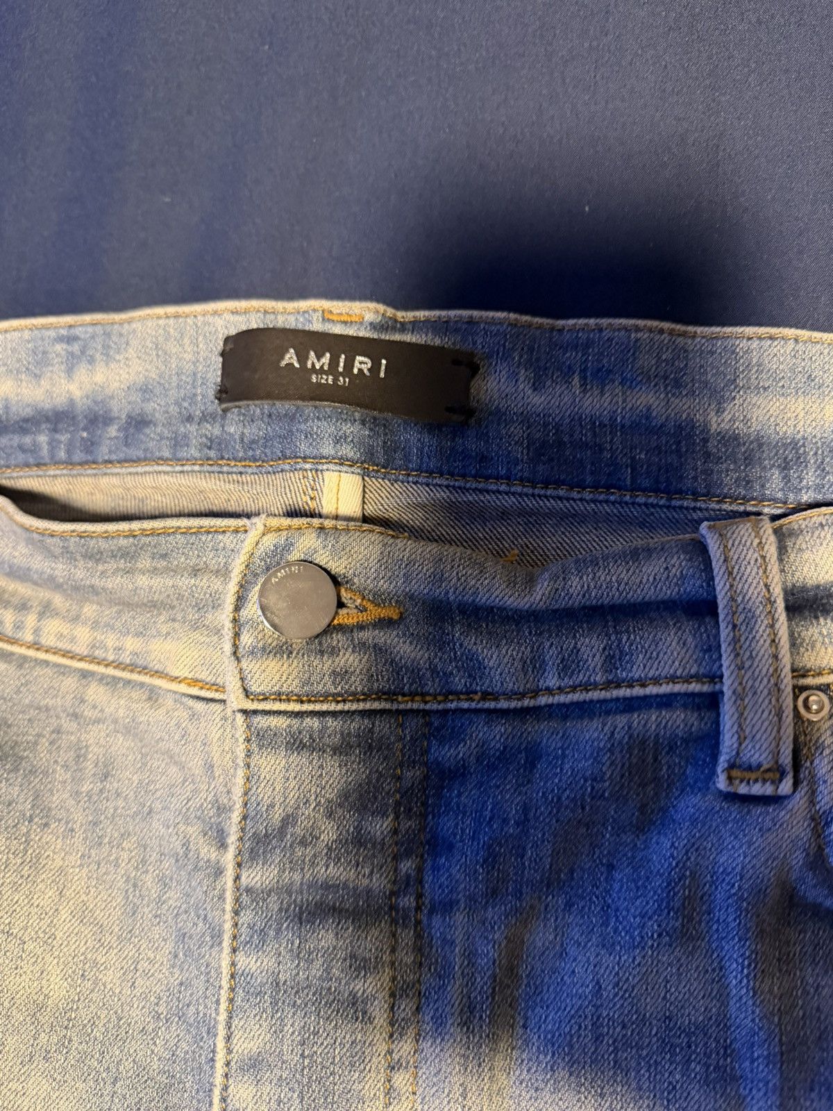 Amiri Amiri Varsity Jeans Size US 38 / EU 54 - 4 Thumbnail