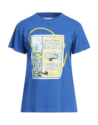 image of Maison Margiela O1W1Db11223 T-Shirt In Blue, Men's (Size Small)