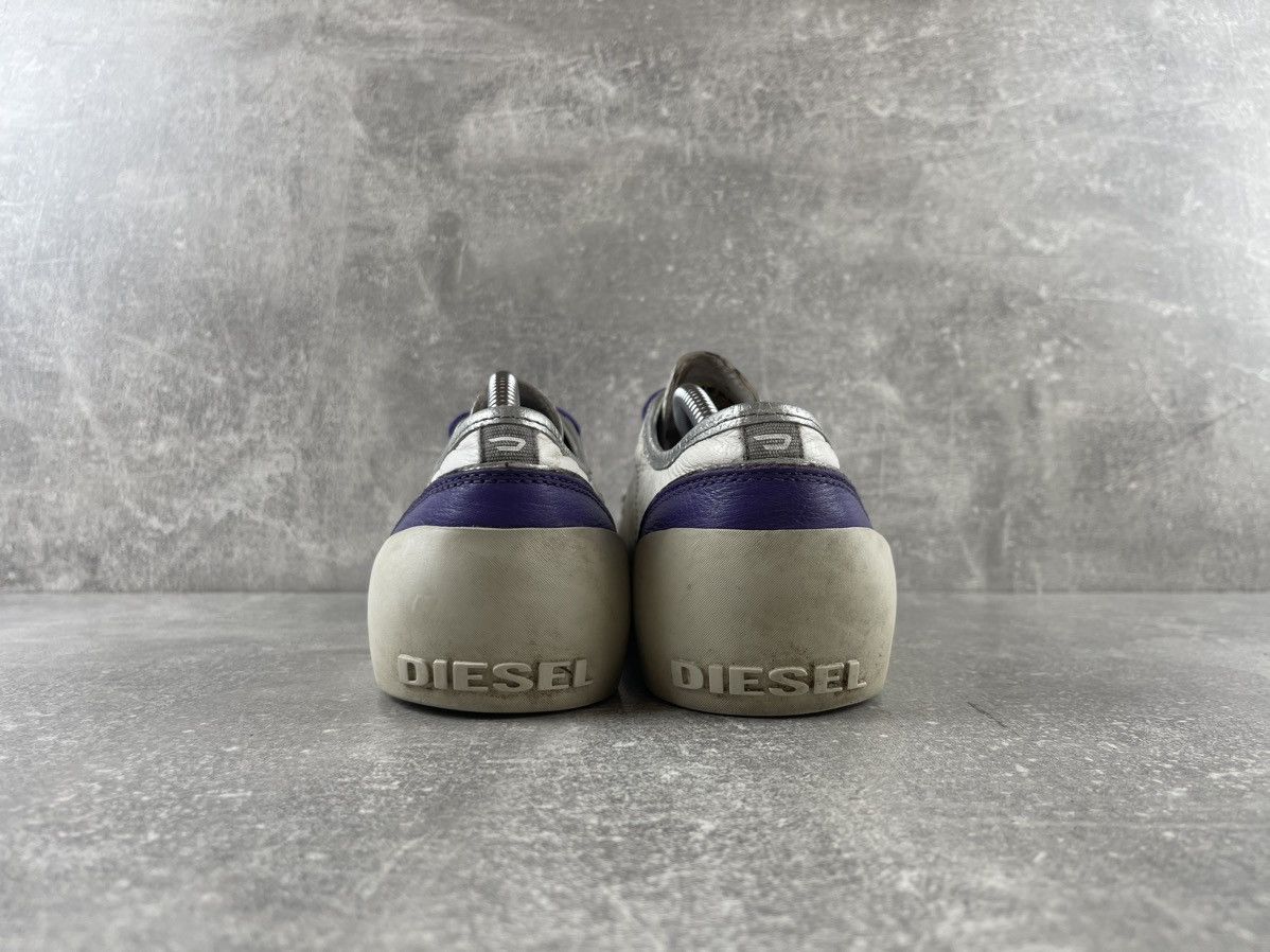 Diesel Rare Diesel Archive Sneakers 00s Logo Print Mohawk Italy Size US 9 / EU 42 - 7 Thumbnail