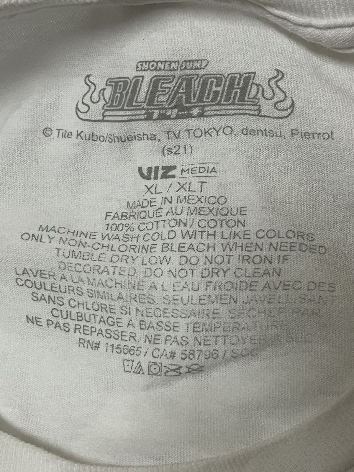 Anime Bleach (Anime) T-Shirt Sz. XL Size US XL / EU 56 / 4 - 3 Thumbnail