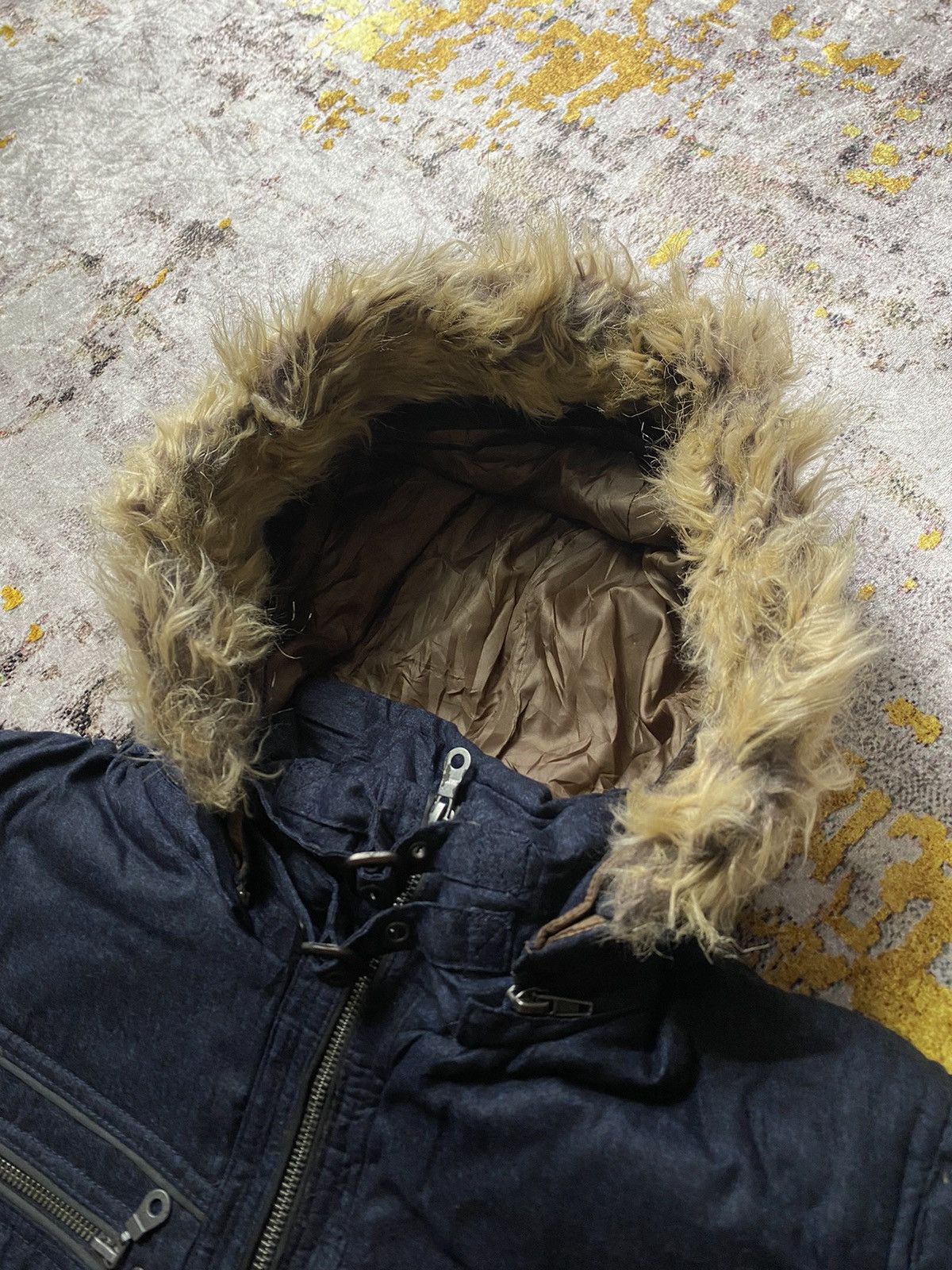 If Six Was Nine × Japanese Brand × Le Grande Bleu (L.G.B.) Japanes Louis Charton fur Puffer jacket ifsixLgb style Size US L / EU 52-54 / 3 - 5 Thumbnail