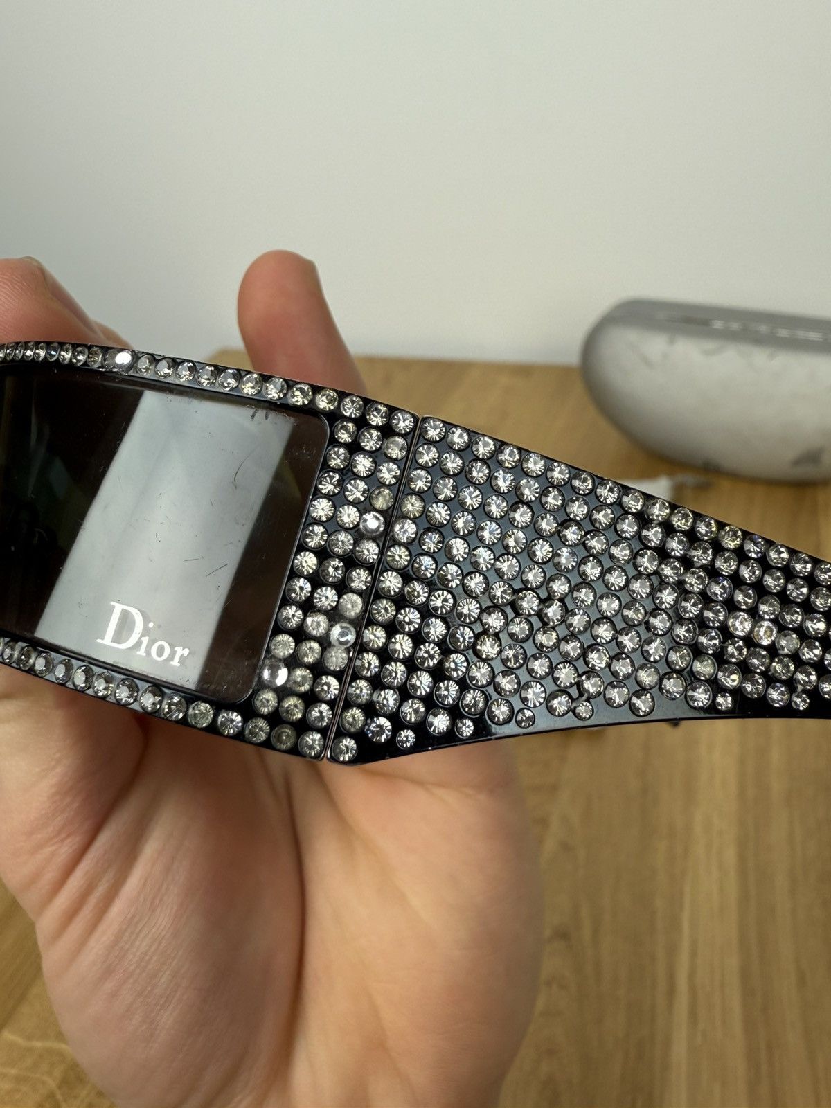Dior × John Galliano × Vintage Swarovski Crystal PUNK SUNGLASSES Spring 2003 Size ONE SIZE - 10 Thumbnail