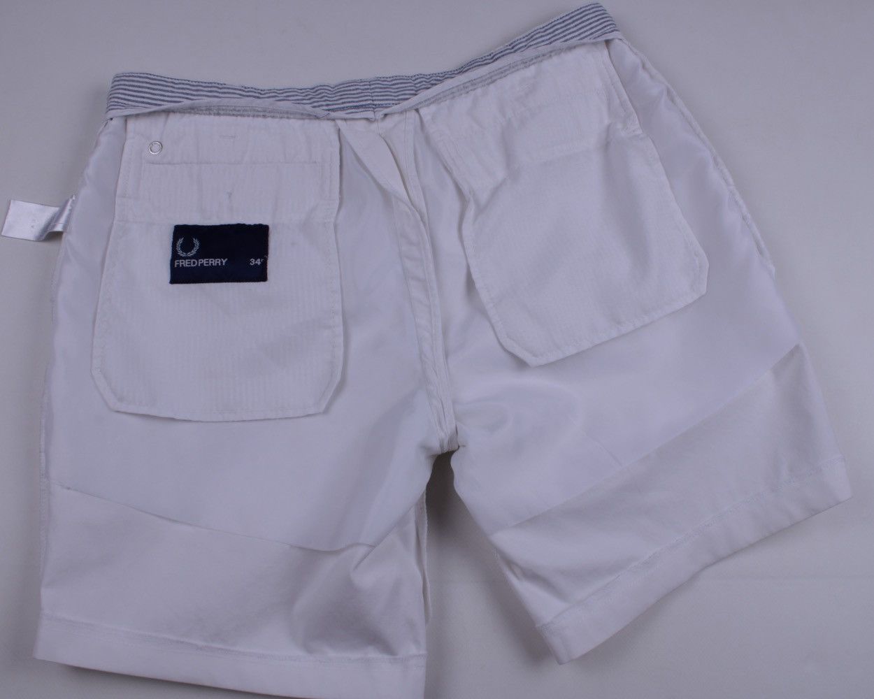 Fred Perry × Vintage FRED PERRY Vintage Classic White Cotton Shorts Casual Chino Size US 34 / EU 50 - 17 Thumbnail