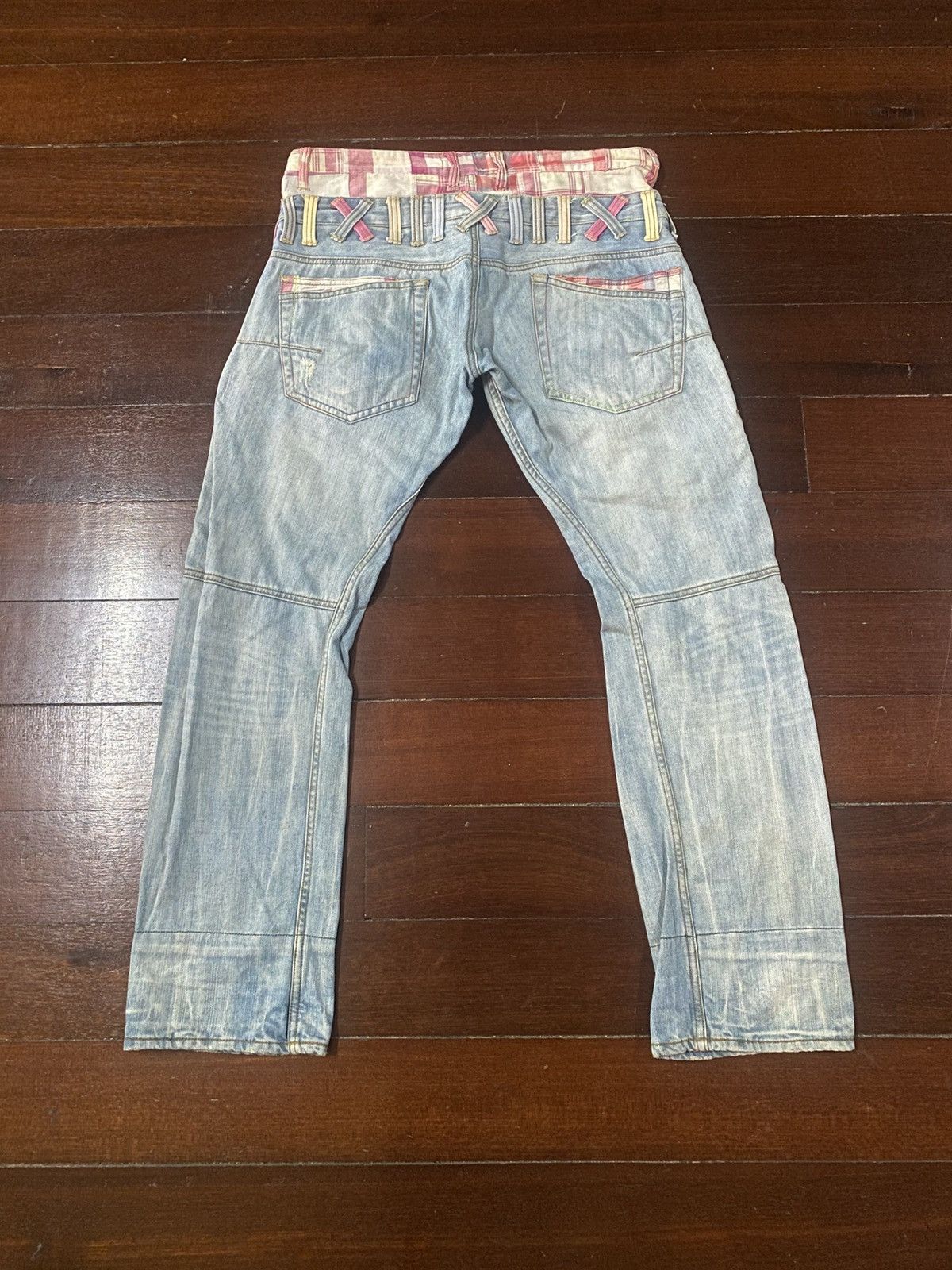 Beauty Beast VINTAGE Y2K DOMINATE DOUBLE WAISTED BONDAGE PANTS Size US 37 - 11 Thumbnail