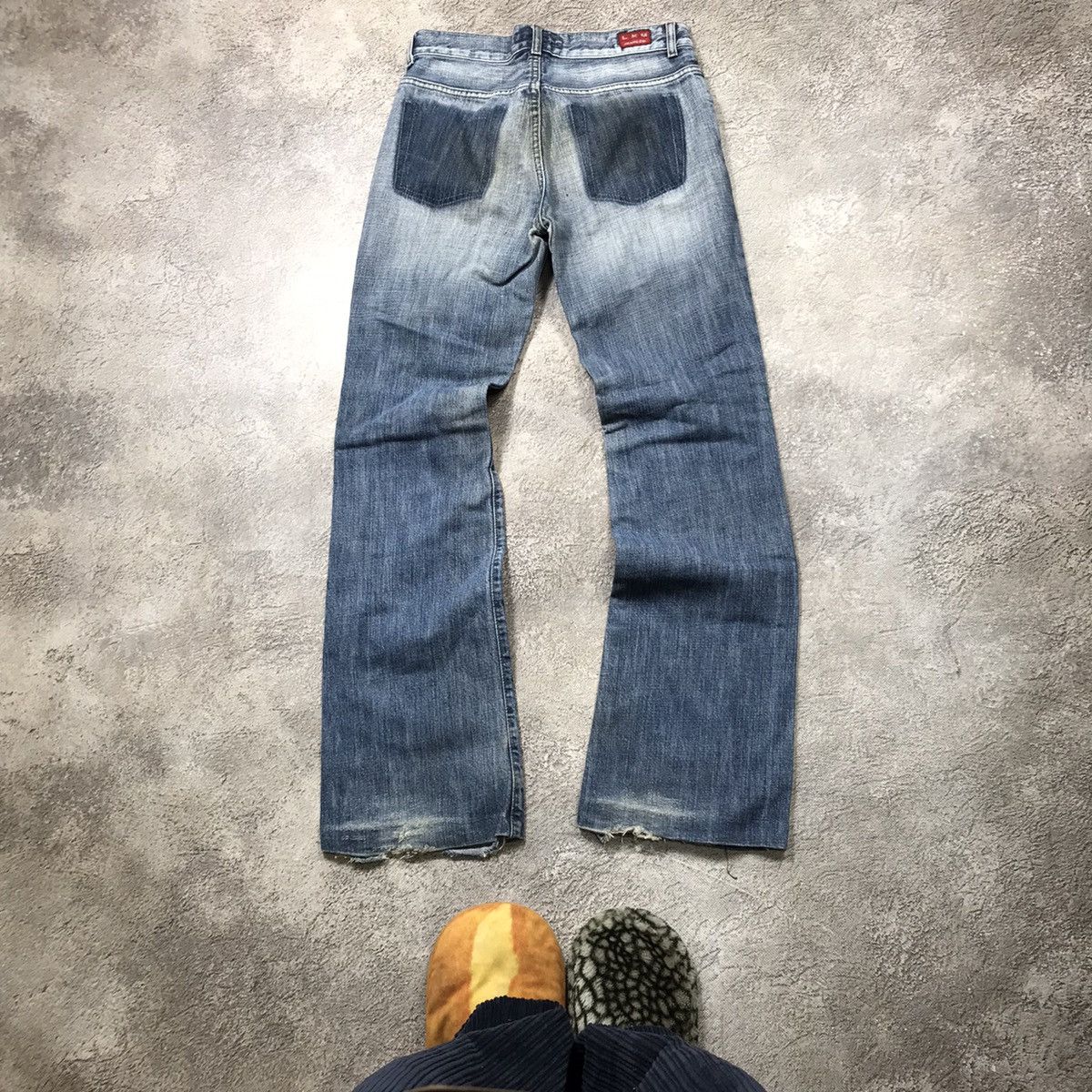 Vintage Vintage 90s Baggy Distressed Faded Jeans Grunge Skate 28 Size 28" / US 6 / IT 42 - 3 Thumbnail