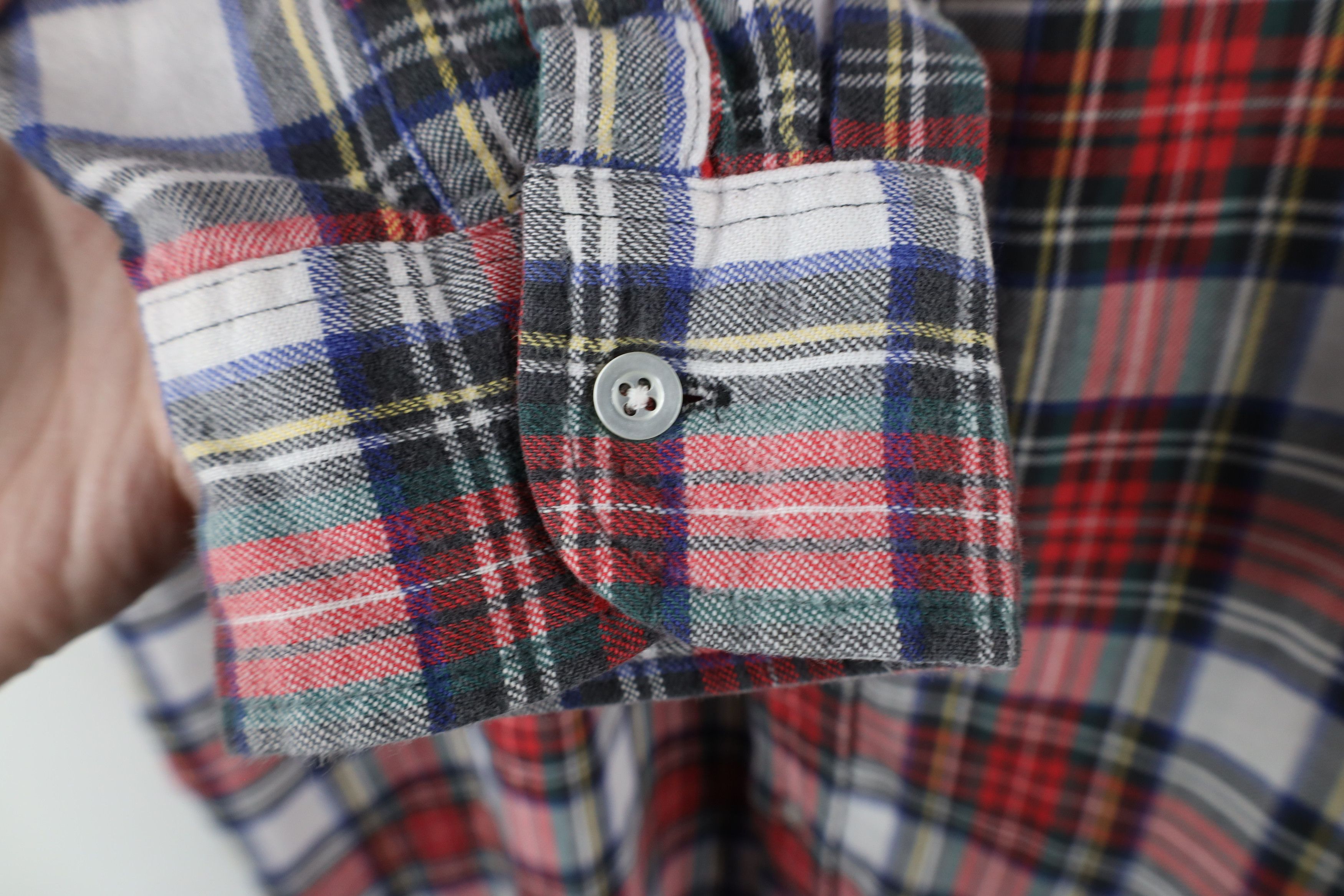 L.L. Bean × Vintage Vintage 90s LL Bean Flannel Collared Button Down Shirt Plaid Size US XL / EU 56 / 4 - 5 Thumbnail