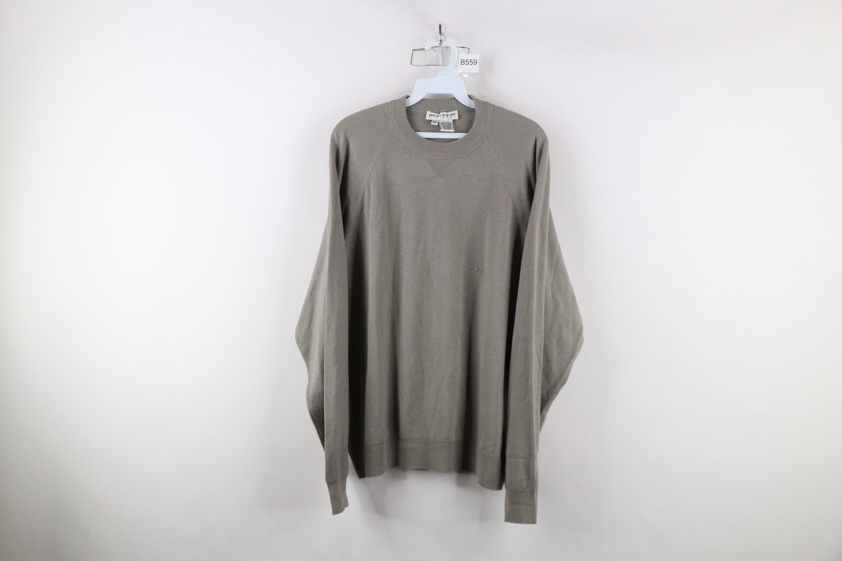 Vintage Vintage 90s Streetwear Silk Cashmere Blend Knit Sweater Gray Size US XL / EU 56 / 4 - 1 Thumbnail