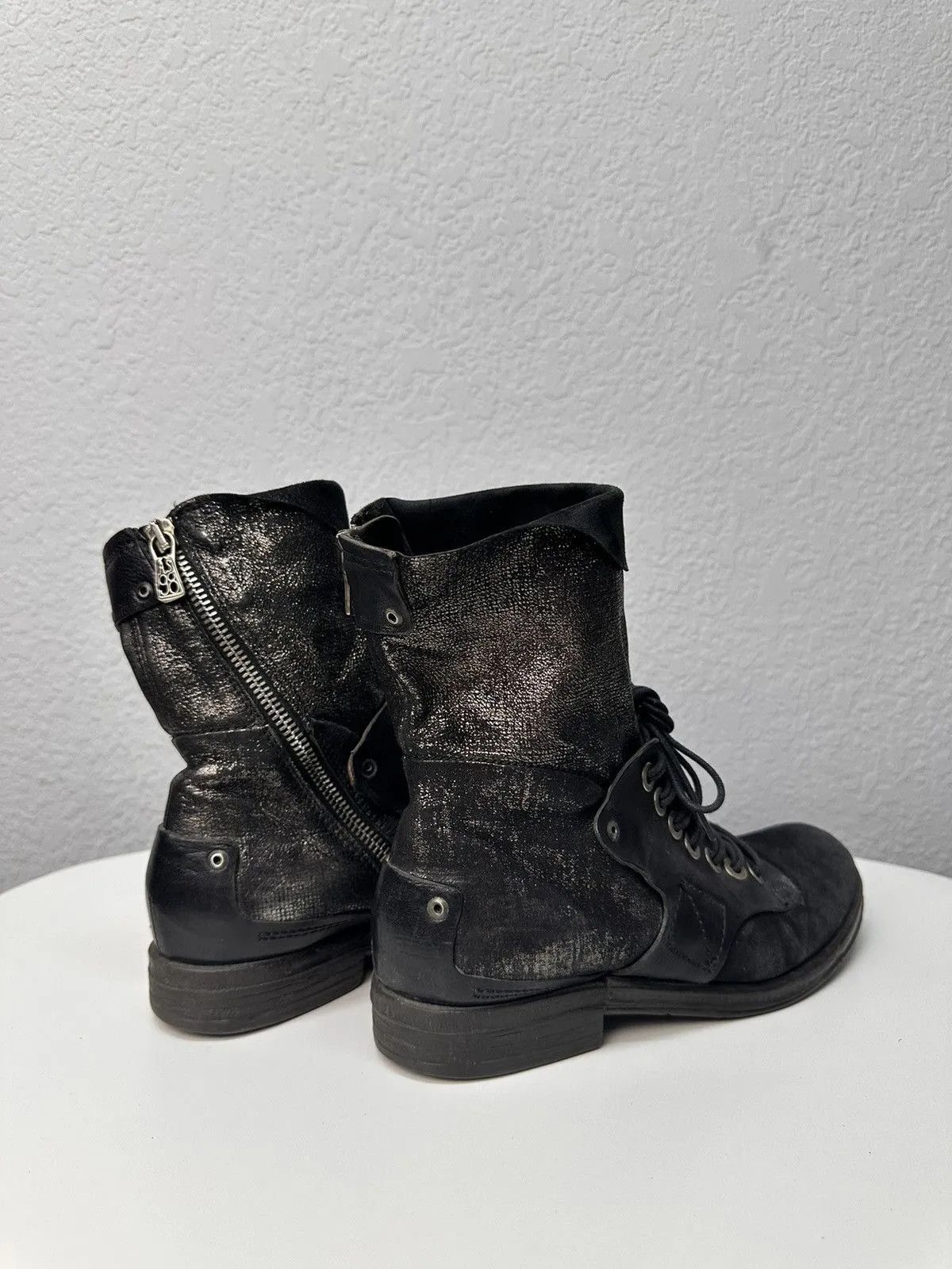 A.S.98 Leather Boots A.S. 98 Western Air step Guisi style Vintage Size US 7 / IT 37 - 4 Thumbnail