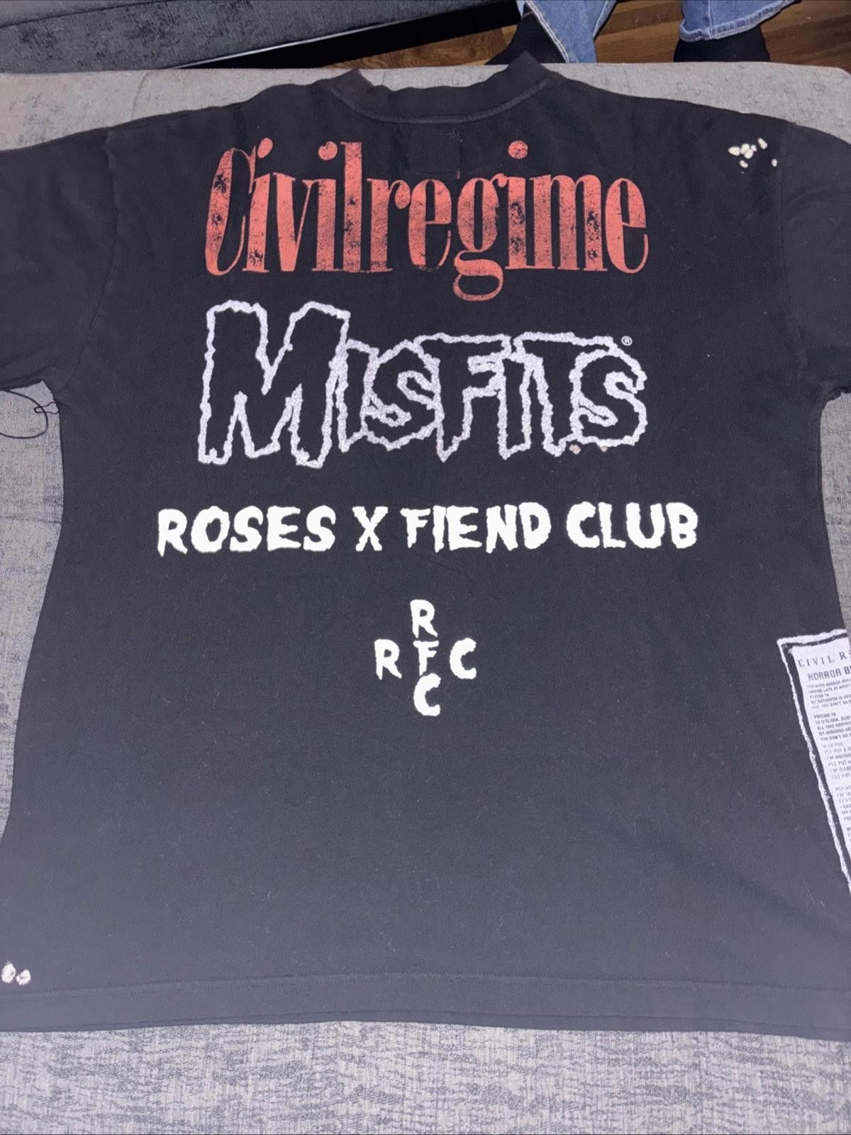 Civil Regime Civil Regime Misfits Horror Business Graphic Men's Black Size US L / EU 52-54 / 3 - 5 Thumbnail