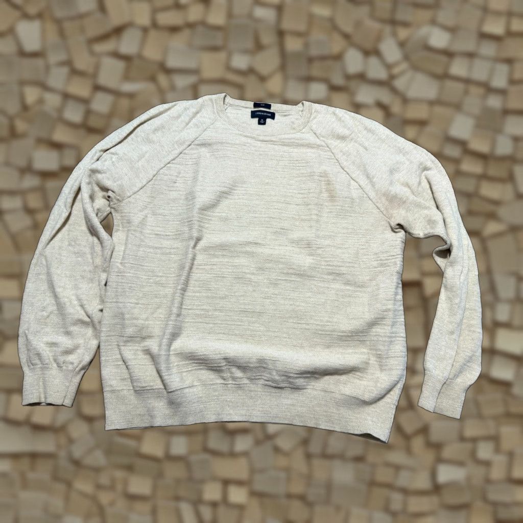 J.Crew J.Crew Jeans Shirt XL White Long Sleeve Slim Crewneck Pullover Men Size US XL / EU 56 / 4 - 1 Thumbnail