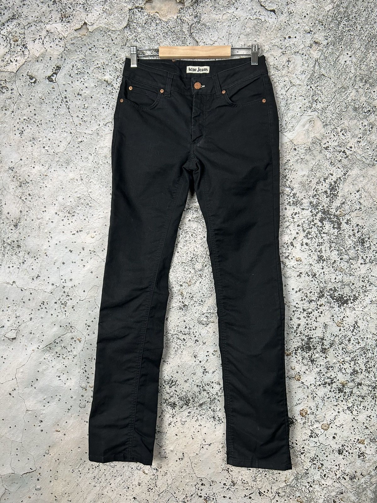 Acne Studios Vintage Acne Jeans Hex Black Ups Skinny Denim Avantgarde Size US 28 / EU 44 - 1 Thumbnail