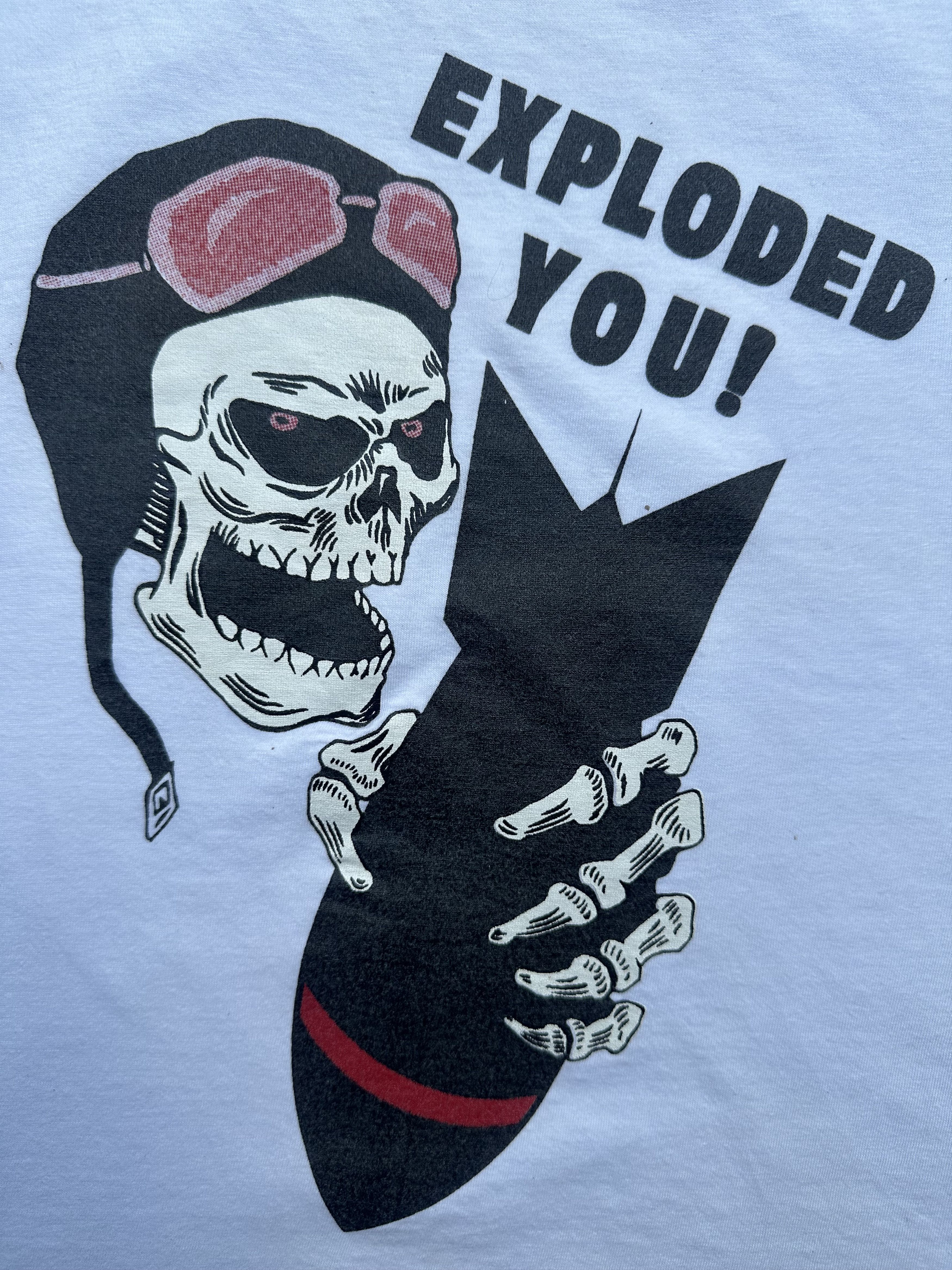 Vintage Rare!! Vintage 80s Exploded You Sleeve Less Tee Size US L / EU 52-54 / 3 - 3 Thumbnail
