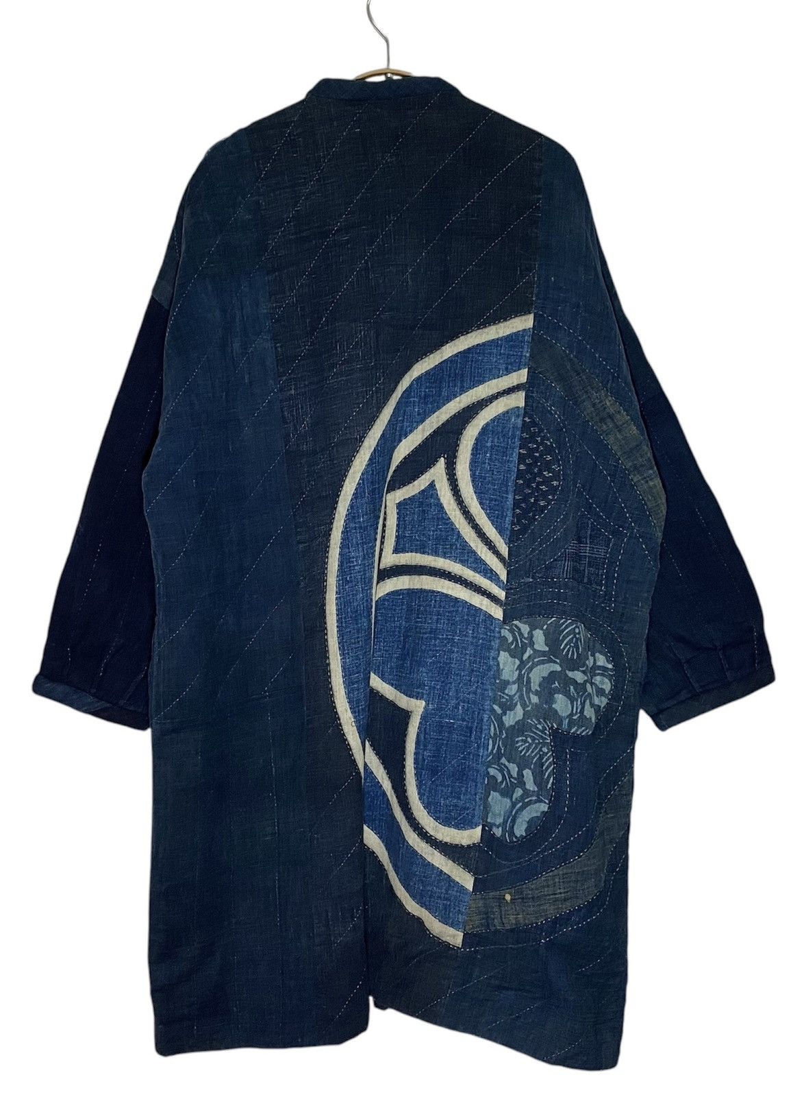 Indigo Vintage 60's JAPANESE Traditional Kimono indigo Size US XL / EU 56 / 4 - 1 Thumbnail