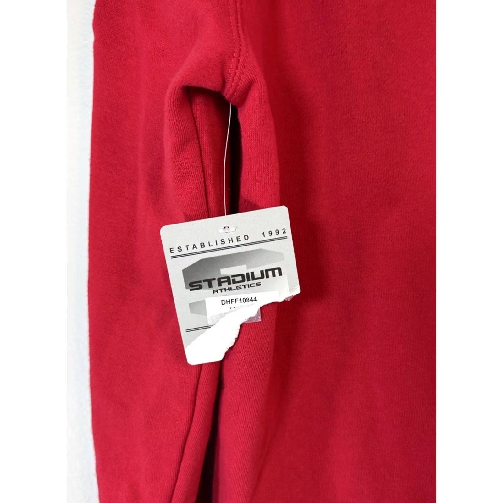 Vintage NC State Wolf Pack Stadium Mens L Red Full Zip Long Sleeve Hoodie Sweatshirt Size US L / EU 52-54 / 3 - 5 Thumbnail