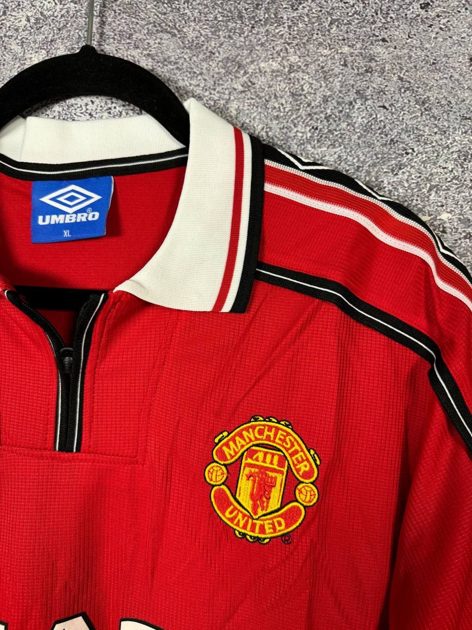 Other 90's Vintage Manchester United 1998 Soccer Jersey Large Size US L / EU 52-54 / 3 - 8 Thumbnail