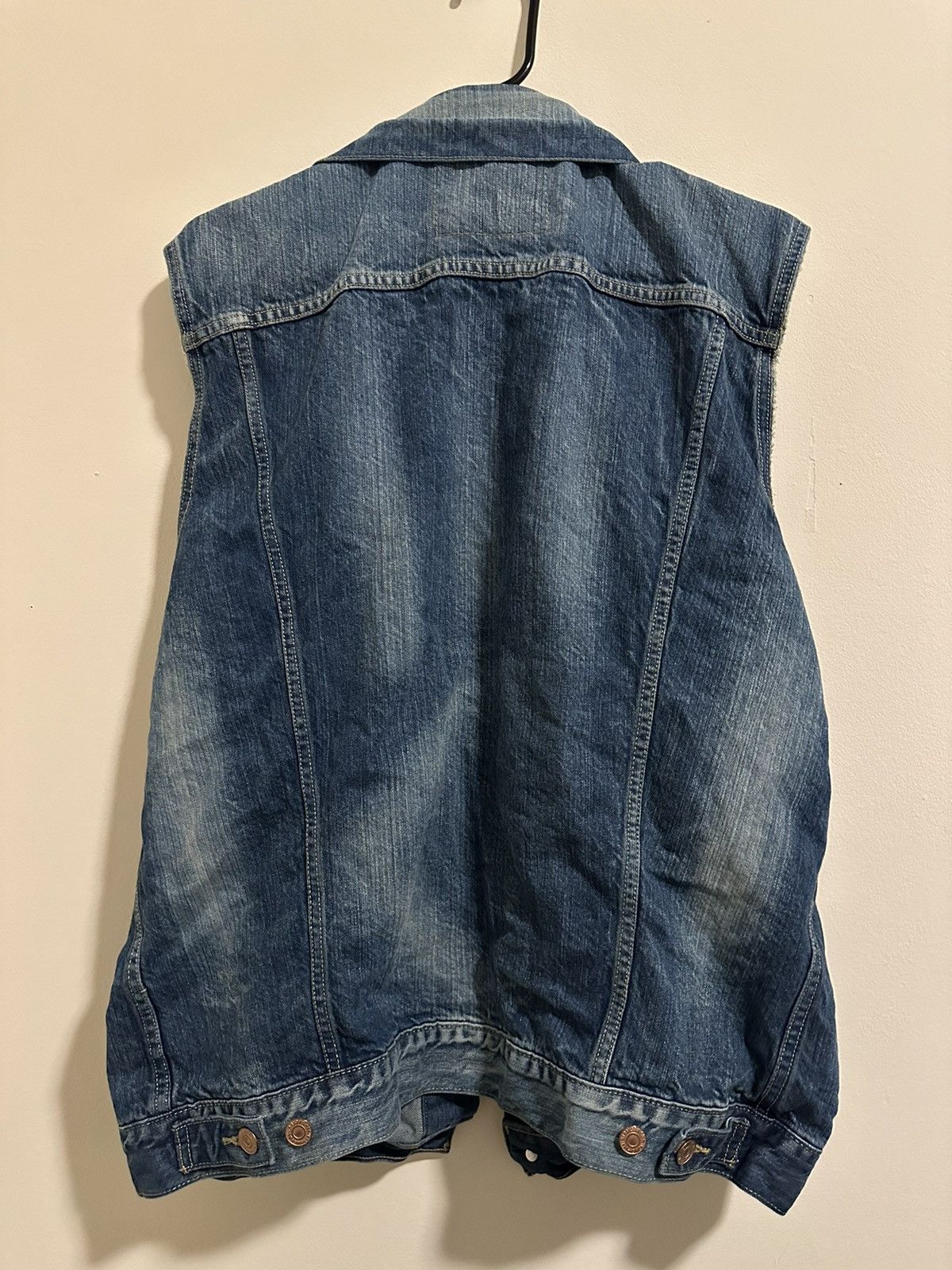 Levi's × Levi's Vintage Clothing × Vintage Levi’s Sleeveless Denim Jacket Size US XL / EU 56 / 4 - 2 Thumbnail