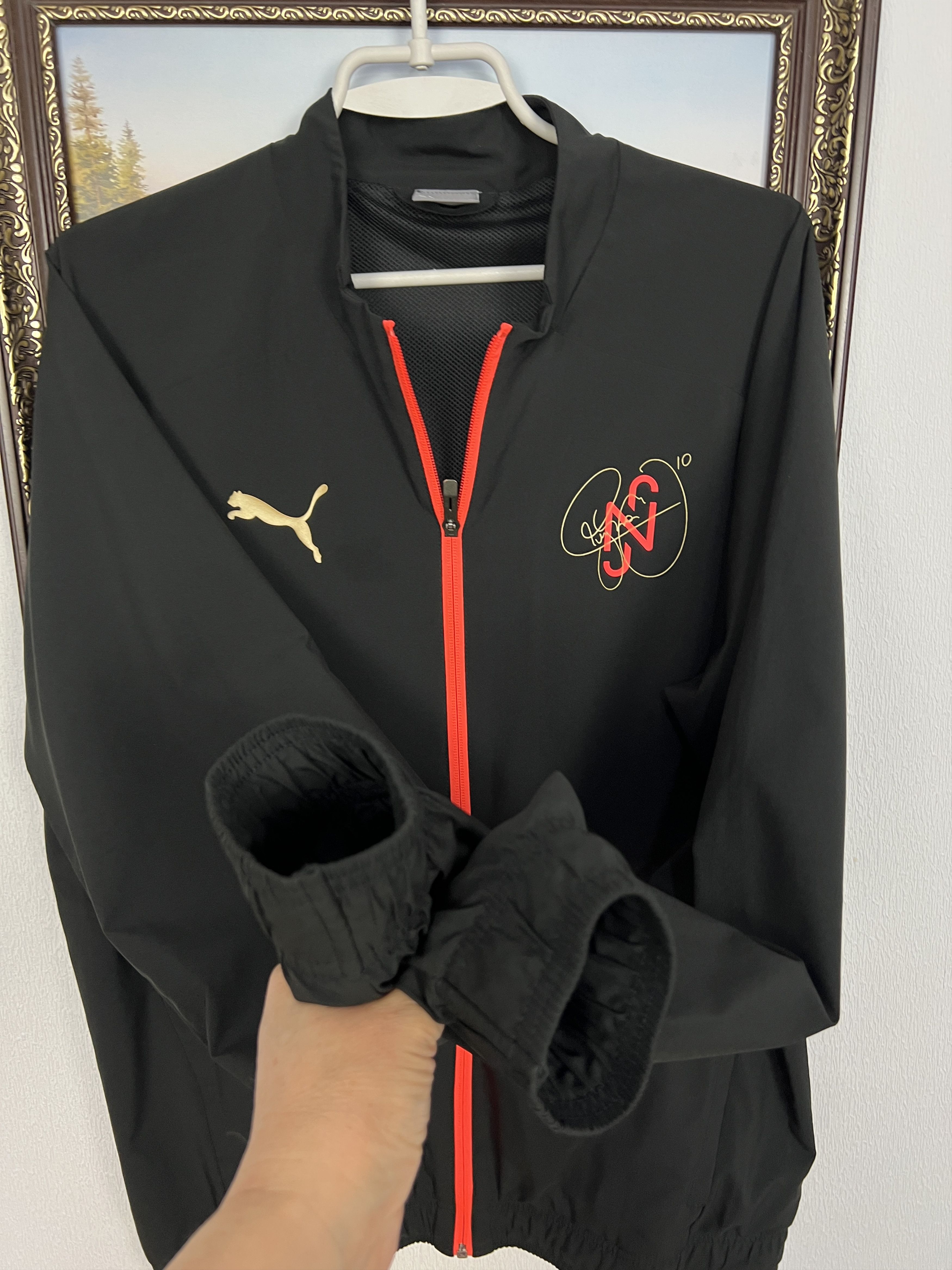 Puma Puma Neymar JR Train Football Soccer Jacket Zip Track Top Size US M / EU 48-50 / 2 - 7 Thumbnail