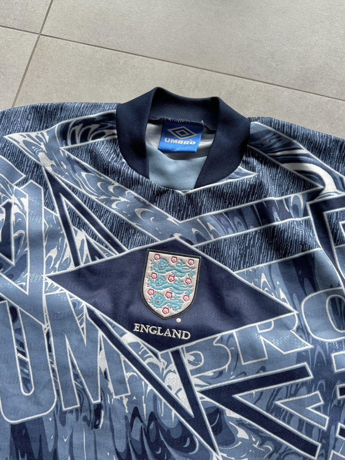Umbro × Vintage Vintage England 1996 🏴󠁧󠁢󠁥󠁮󠁧󠁿 soccer jersey football t-shirt Size US S / EU 44-46 / 1 - 4 Thumbnail