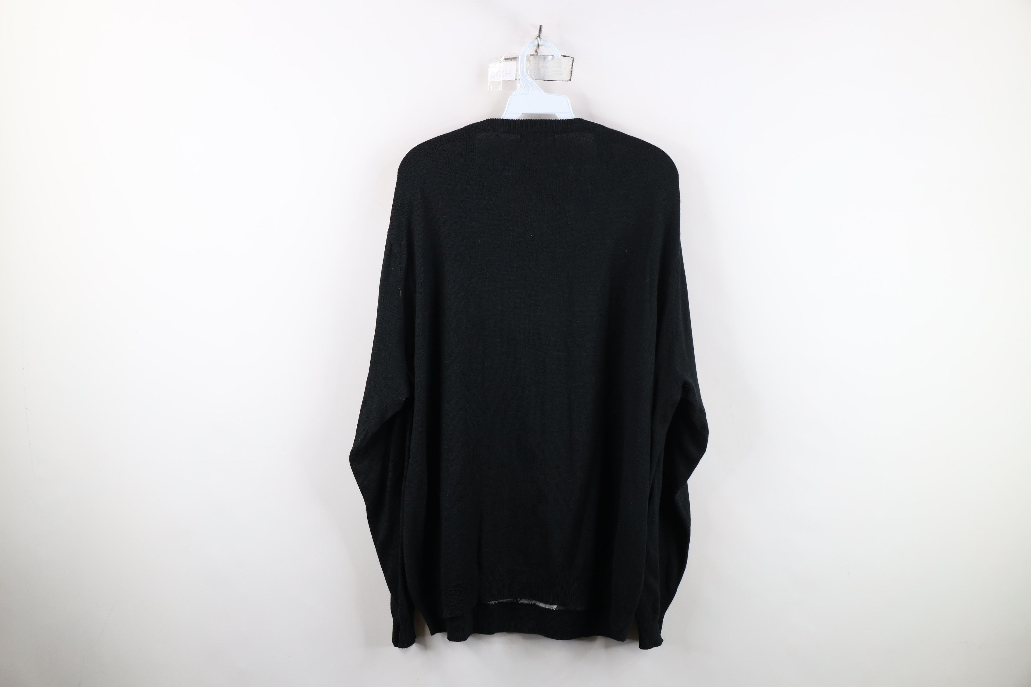 Vintage Vintage Streetwear Silk Cashmere Argyle Diamond Knit Sweater Size US XL / EU 56 / 4 - 9 Thumbnail