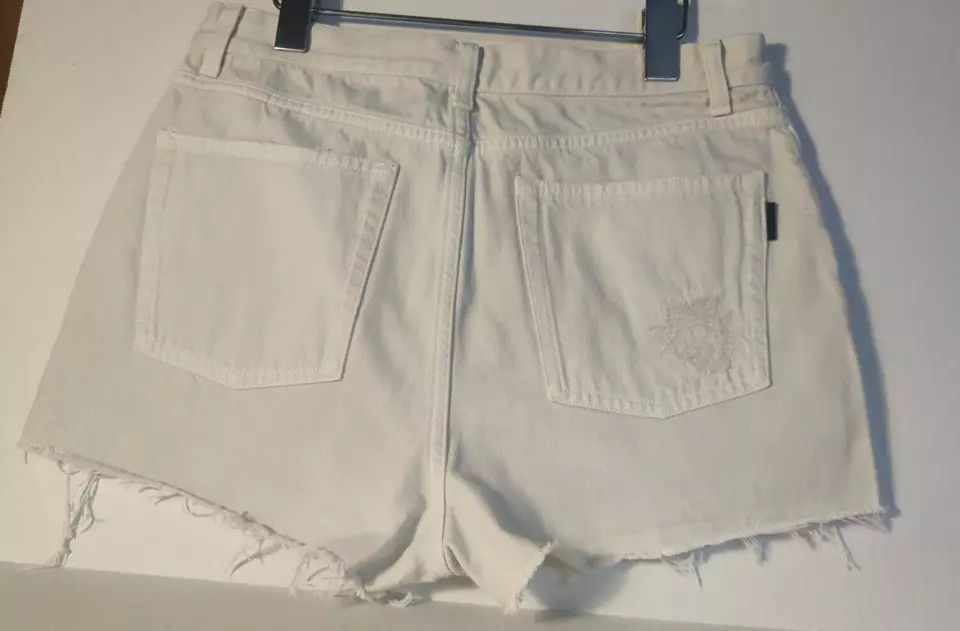 Saint Laurent Paris o1bcso1str0924 Baggy Shorts in White Size US 34 / EU 50 - 5 Thumbnail