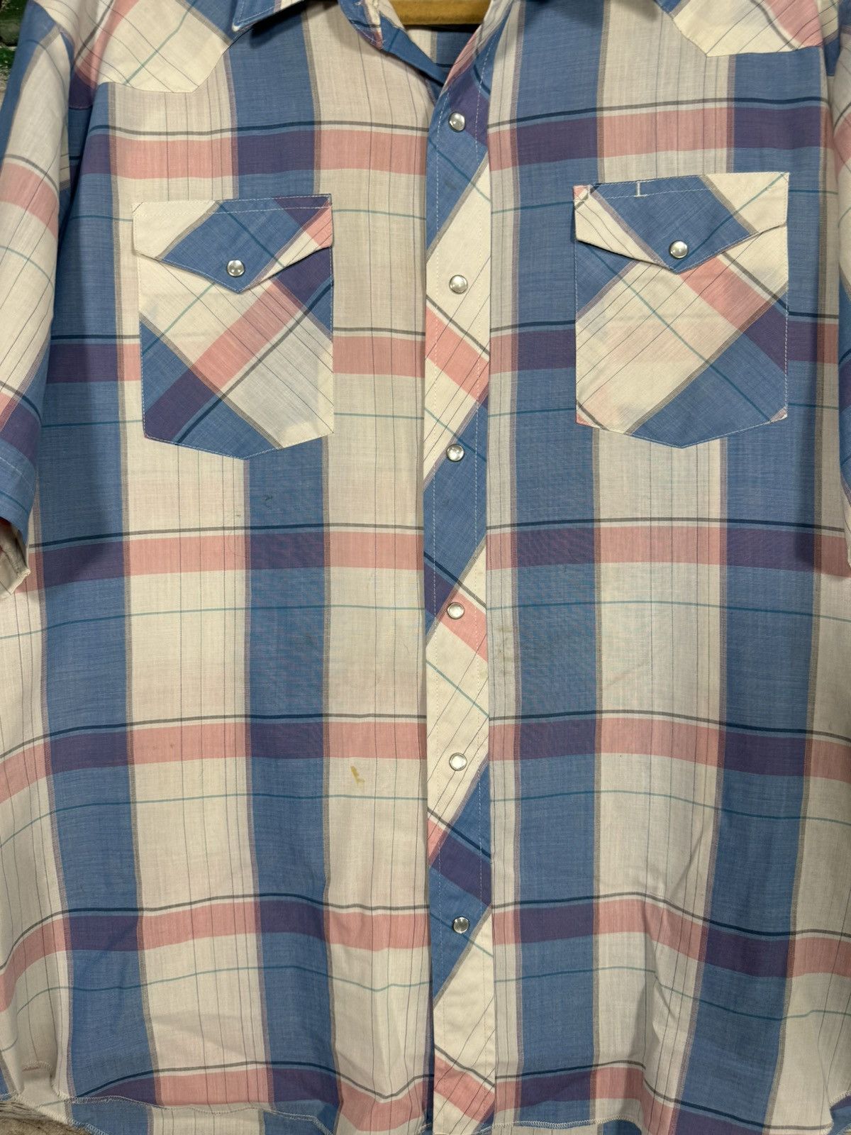 Vintage × Wrangler Vintage Wrangler Western Wear Shirt Size US XL / EU 56 / 4 - 3 Thumbnail