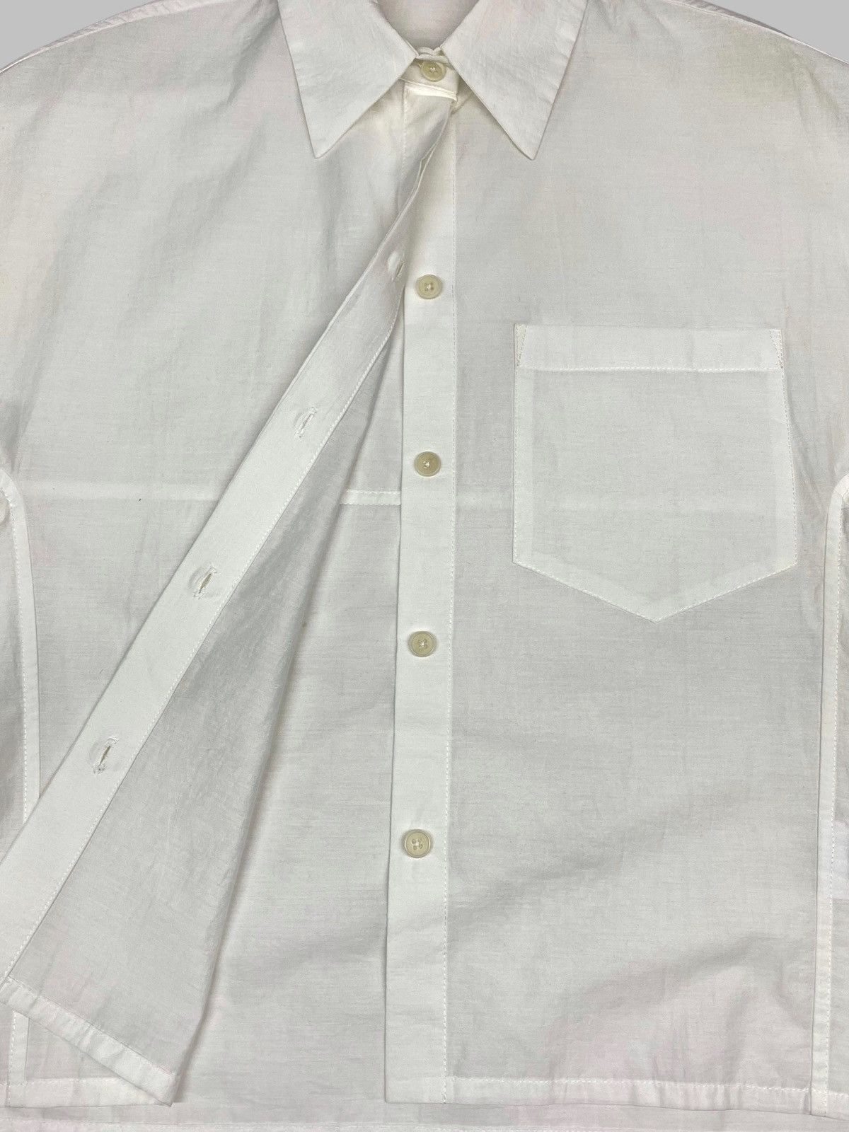 Christian Wijnants RRP 500$ Christian Wijnants Lightweight Boxy Cropped Shirt Size XS / US 0-2 / IT 36-38 - 5 Thumbnail