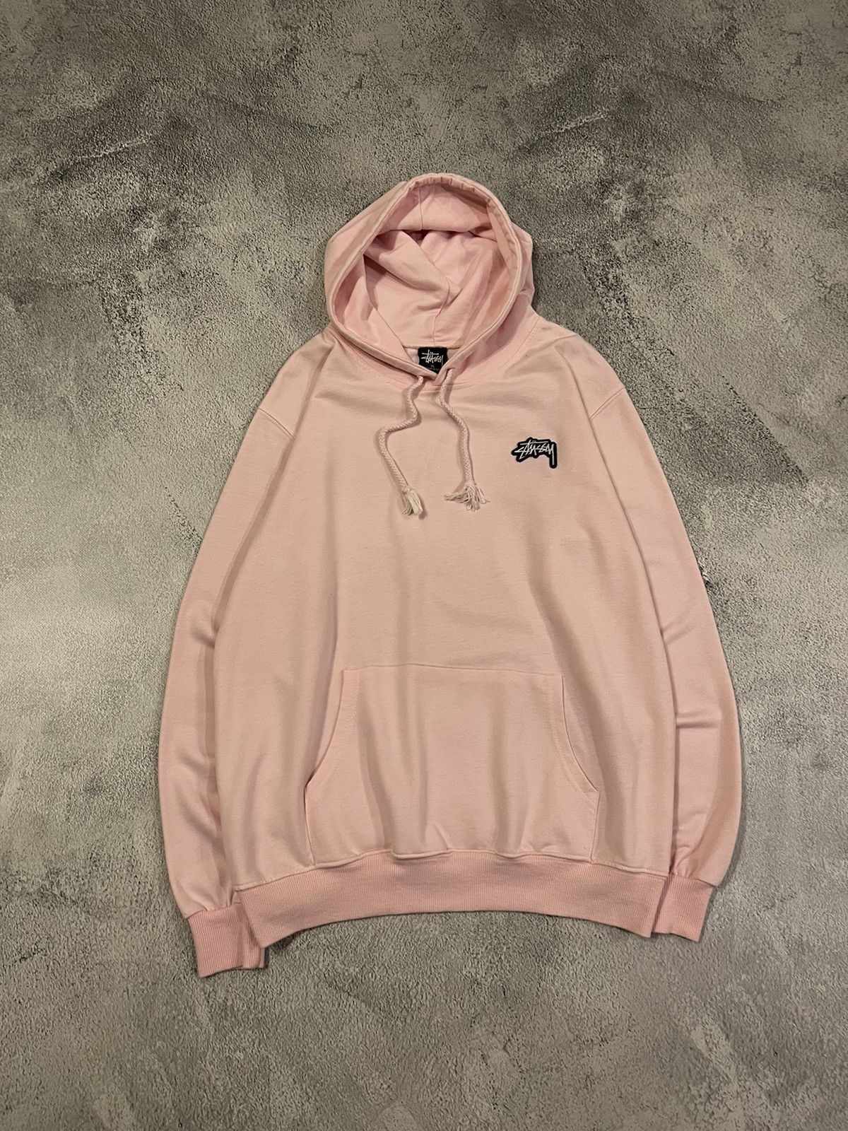 Stussy × Vintage Vintage Y2k Stussy USA Rare Mini Logo Hoodie 90’s Size US L / EU 52-54 / 3 - 4 Thumbnail