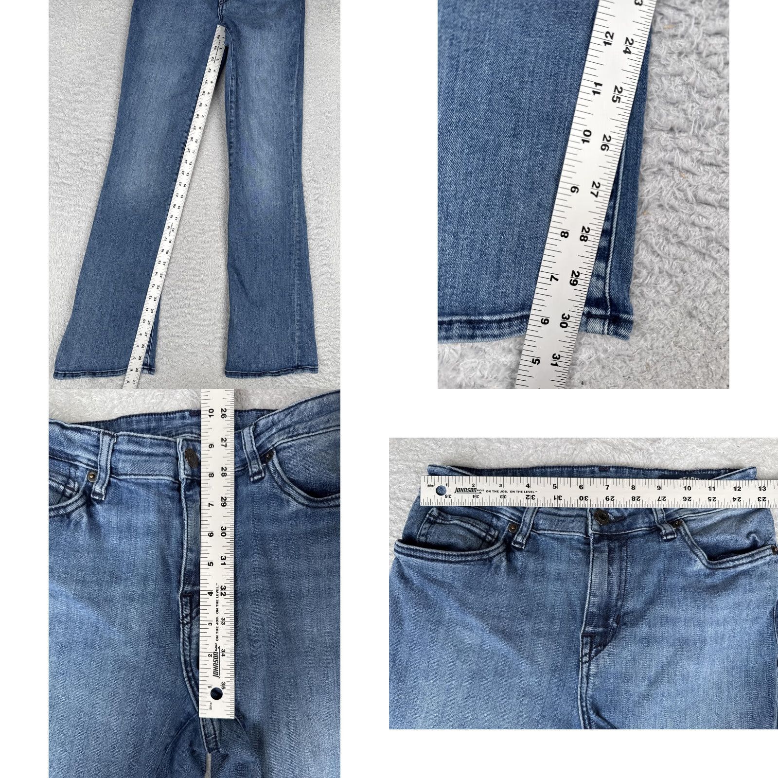 Buffalo David Bitton Buffalo David Bitton Jeans Womens Bootcut Jeans 28 Blue Mid Rise 31 Inseam 5-Pocket Denim Cotton Blend Regular Size 28 Size 28" / US 6 / IT 42 - 8 Thumbnail
