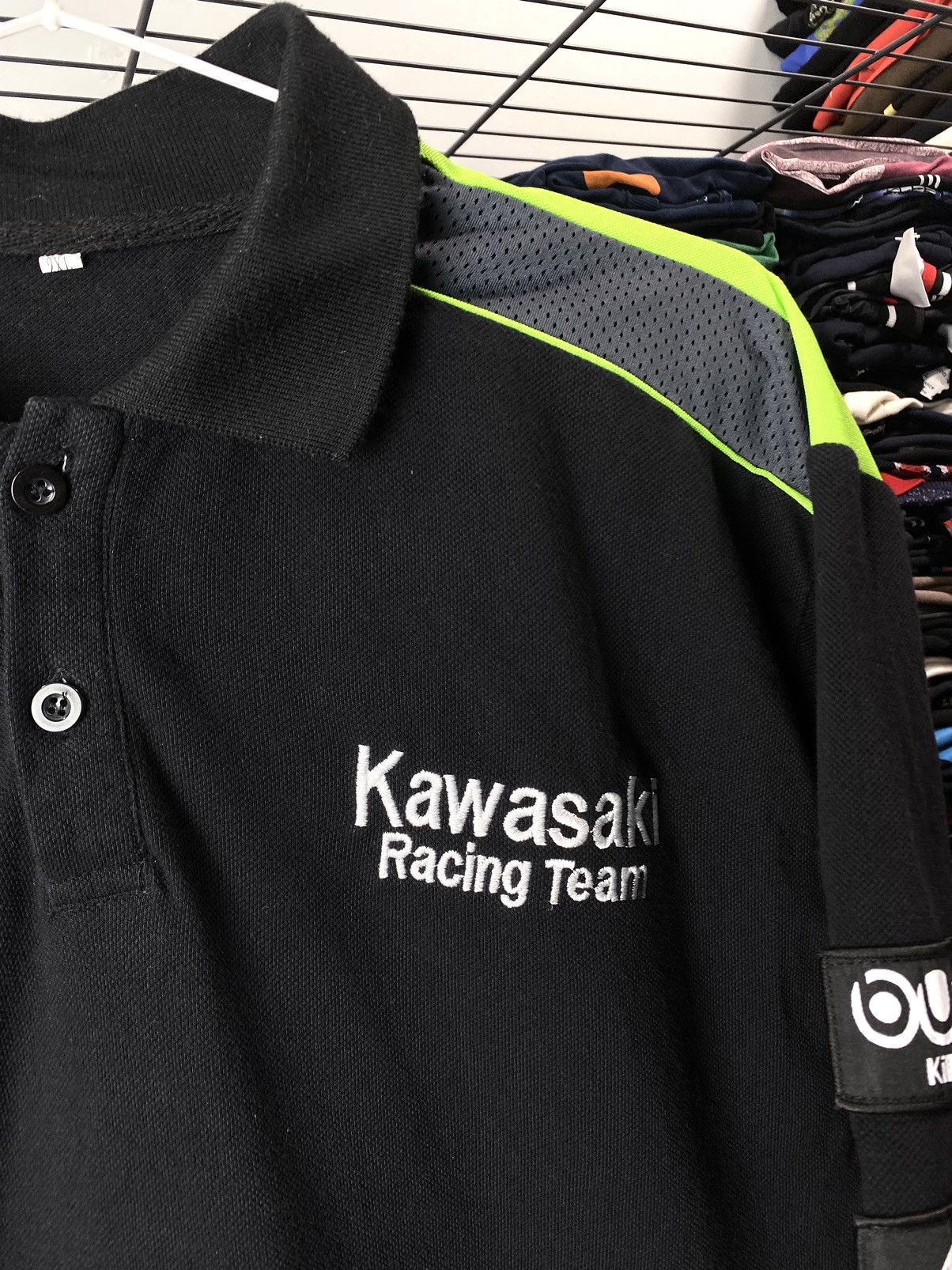 Japanese Brand 2000s Vintage Kawasaki Ninja Racing T Shirt Elf Pirelli Size US XXL / EU 58 / 5 - 6 Thumbnail
