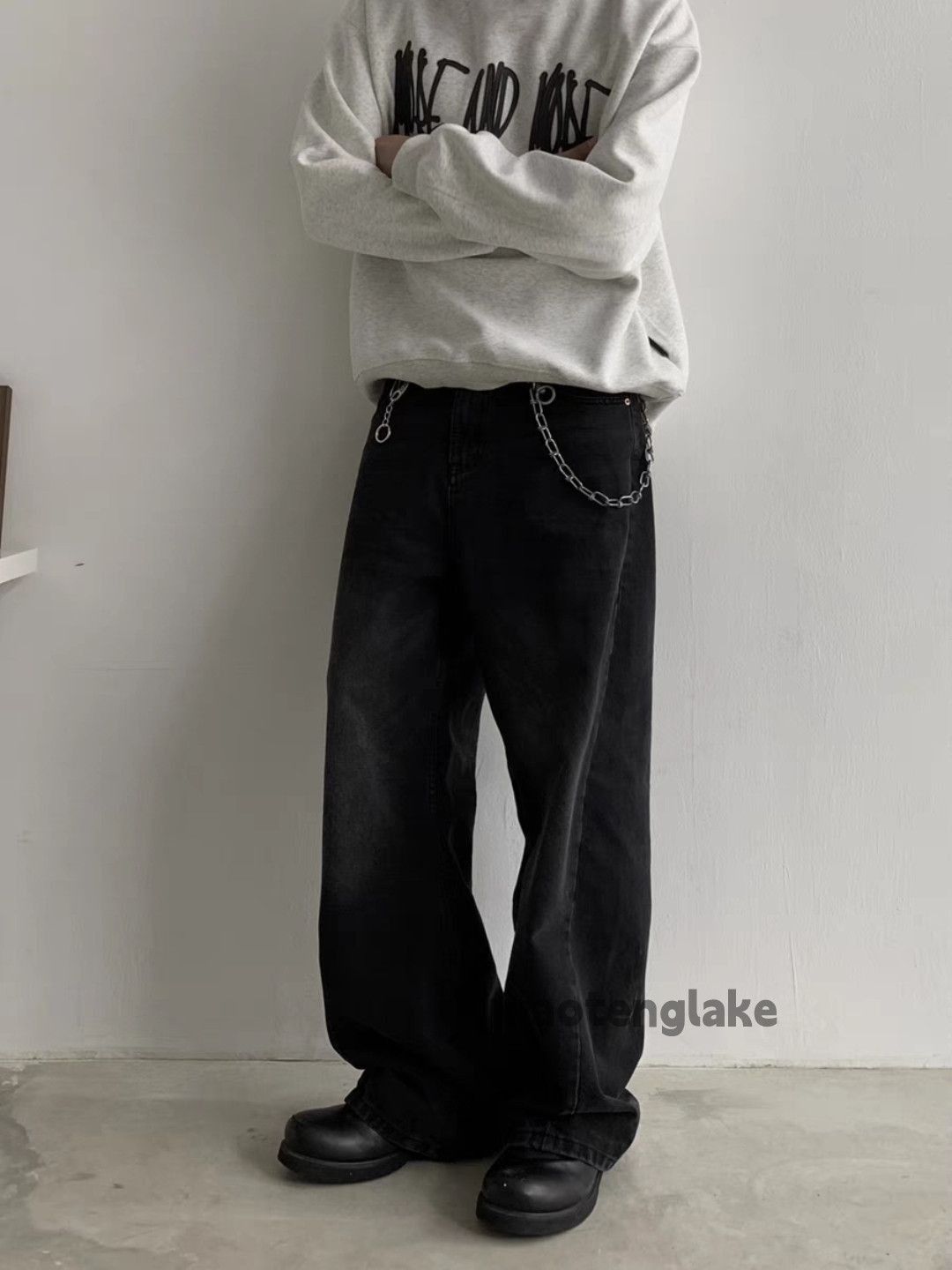Jean Utility skate hiphop washed faded cleanfit baggy jeans Size US 28 / EU 44 - 1 Thumbnail