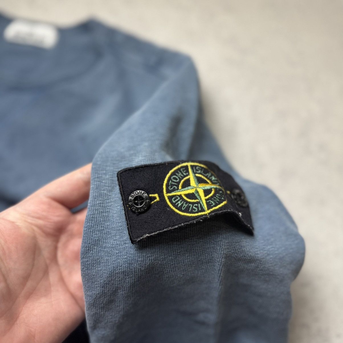 Stone Island Stone Island Navy Blue Sweatshirt Size US S / EU 44-46 / 1 - 12 Thumbnail