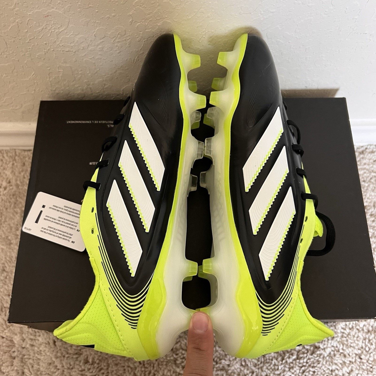 Adidas Adidas Copa Pure 3 Elite FG Black Soccer Cleat n Size 8.5 Size US 8.5 / EU 41-42 - 6 Thumbnail