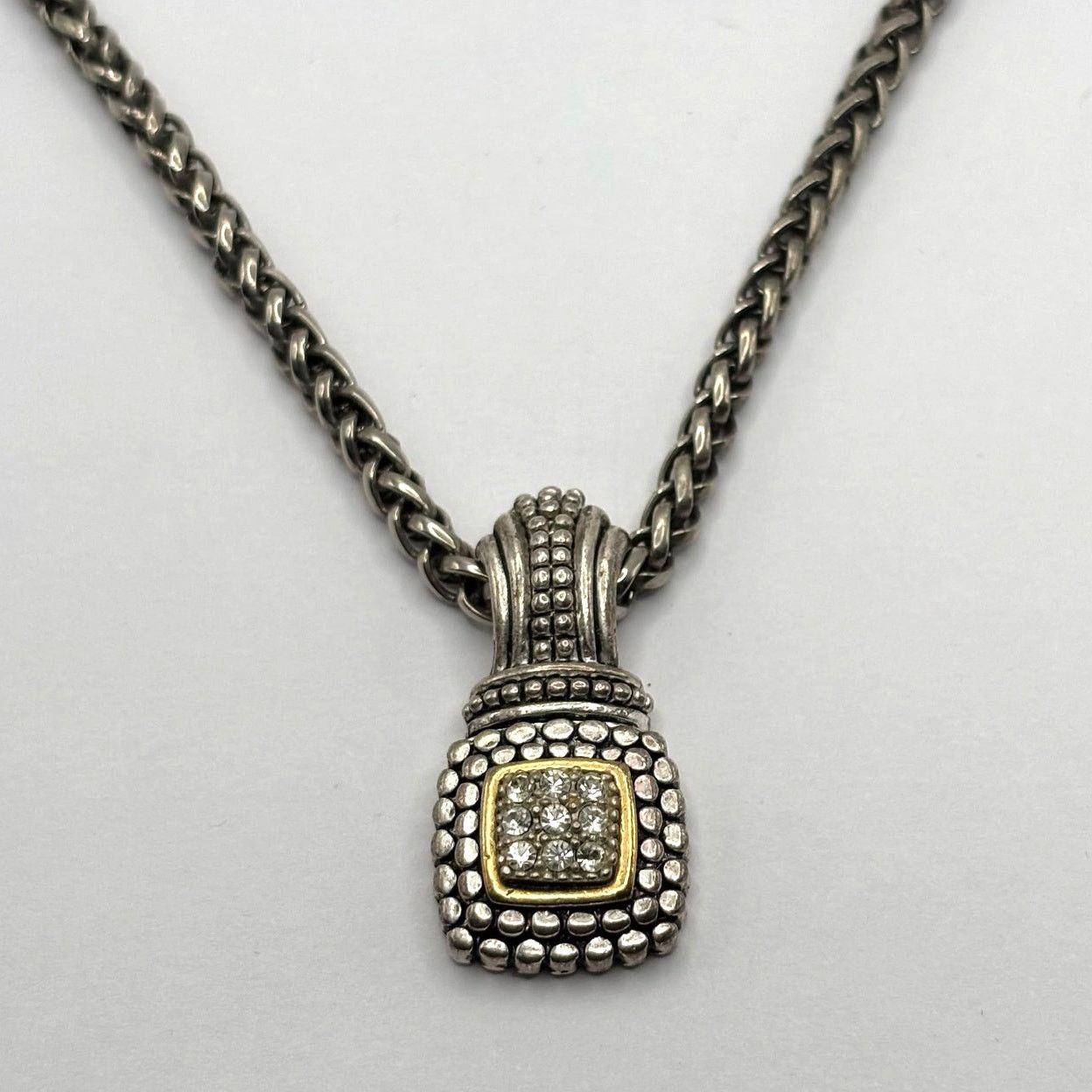 Other Retro Silver & Gold Necklace Size ONE SIZE - 2 Thumbnail
