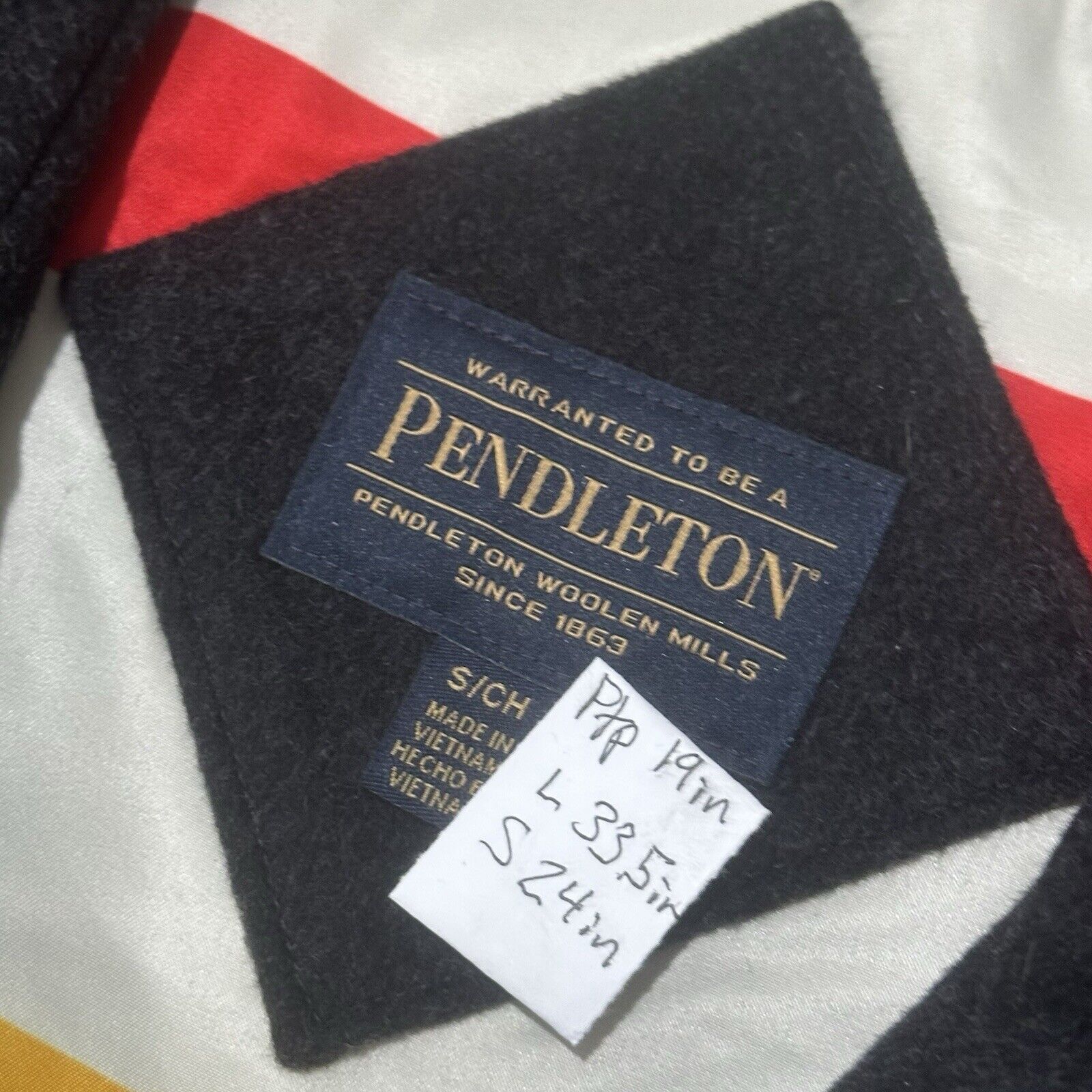 Pendleton Pendleton Women’s Size Small Gray Wool Zip Up Striped Lining Size S / US 4 / IT 40 - 6 Thumbnail