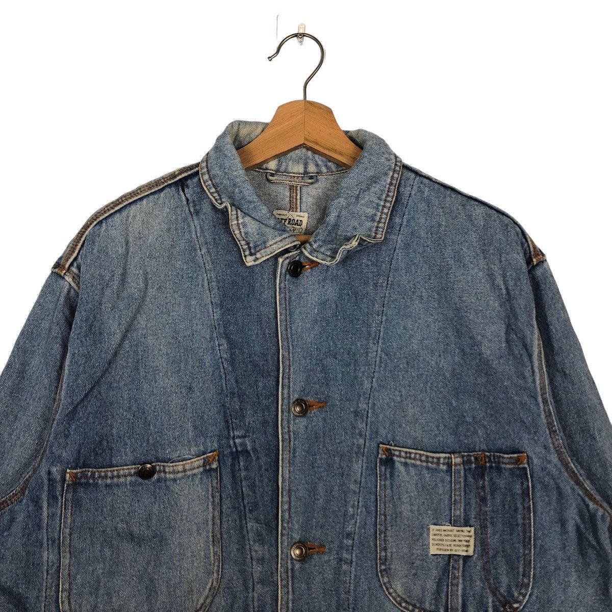 Japanese Brand 🔥90’s Chore Denim Jacket Offroad Boston USA Toyo Enterprise Size US M / EU 48-50 / 2 - 3 Thumbnail