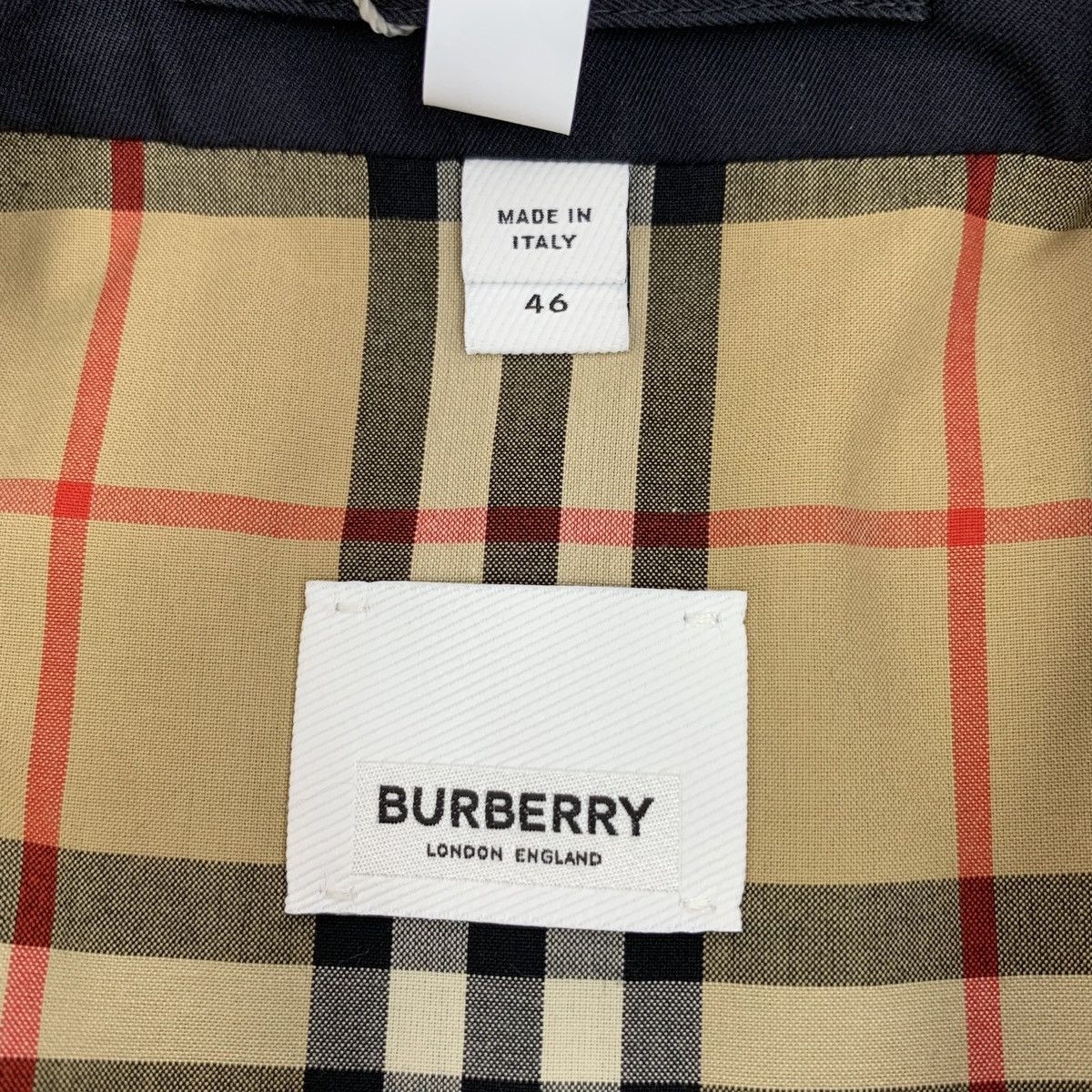 Burberry Burberry Bbr Blue Cotton Double Breasted Trench Coat Size US S / EU 44-46 / 1 - 5 Thumbnail