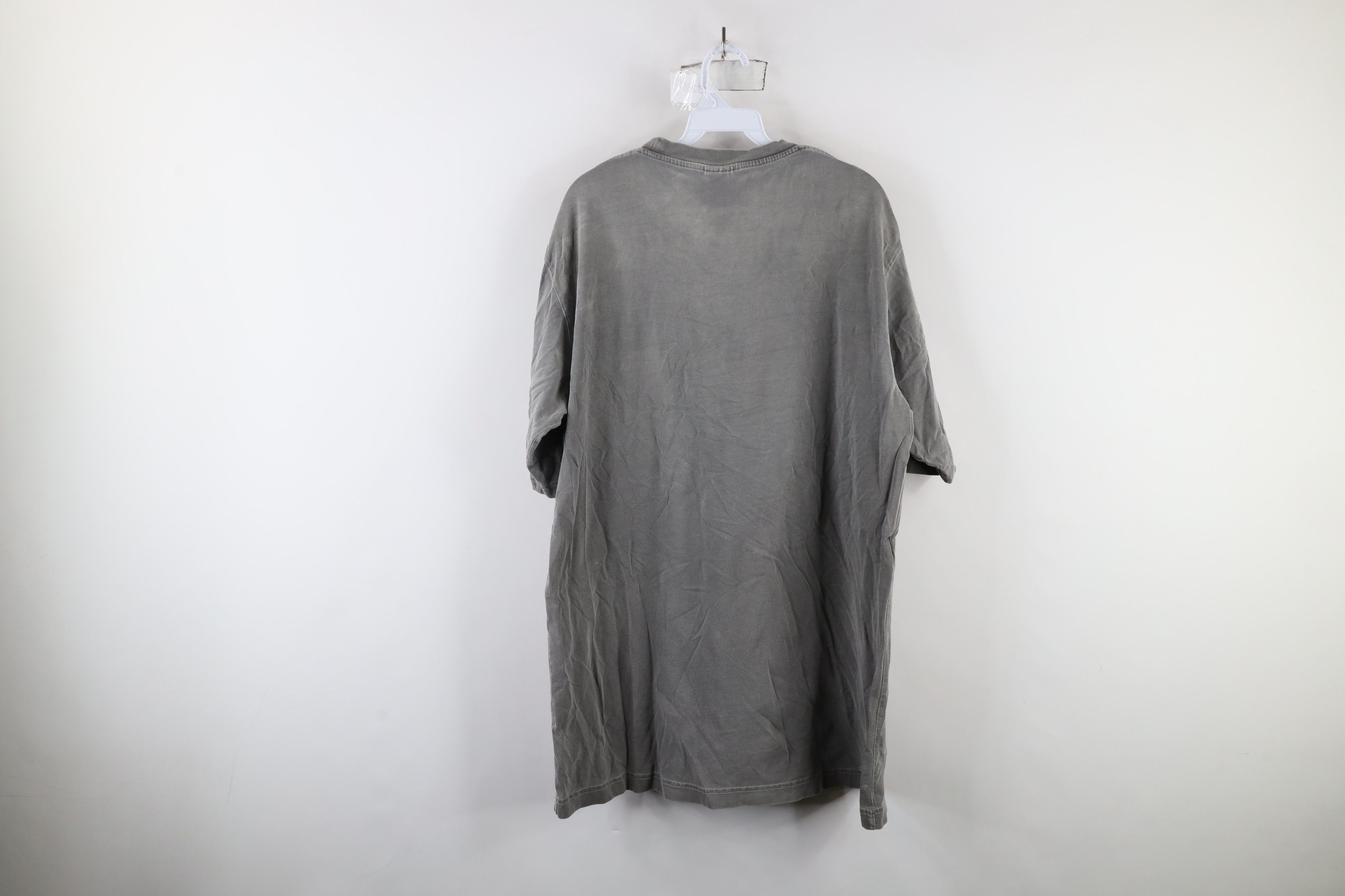 Cabelas Vintage 90s Cabelas Blank Stonewash Pocket T-Shirt Size US L / EU 52-54 / 3 - 11 Thumbnail