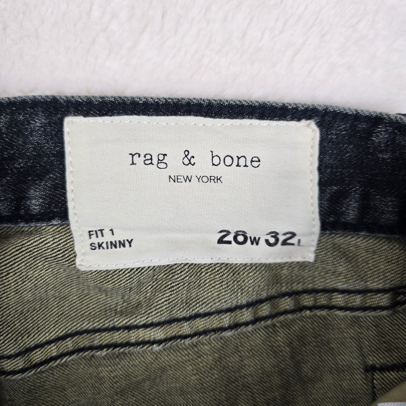 Rag & Bone Rag & Bone Ainsley Distressed FIT 1 Skinny Jeans Fits 28x30 Size 28" / US 6 / IT 42 - 6 Thumbnail