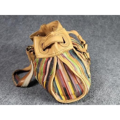Lucky Brand Lucky Brand Sunshine Daydream Hobo Shoulder Bag Cognac Leath Size ONE SIZE - 4 Thumbnail